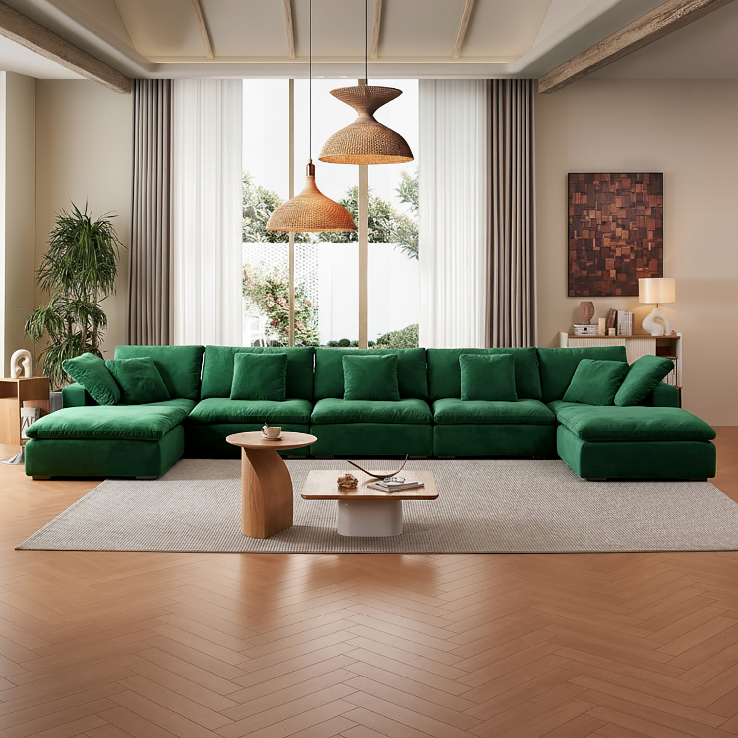 Malibu Cloud U Sectional