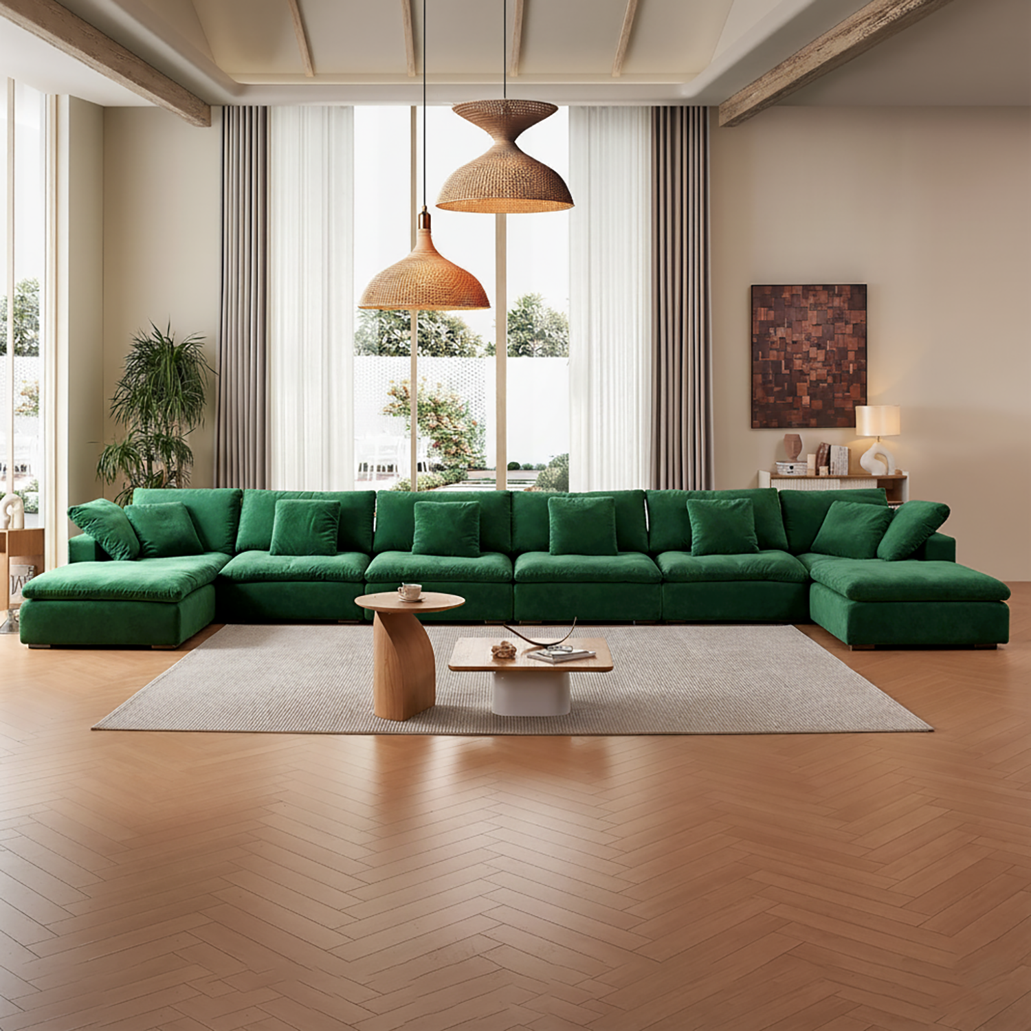 Malibu Cloud U Sectional