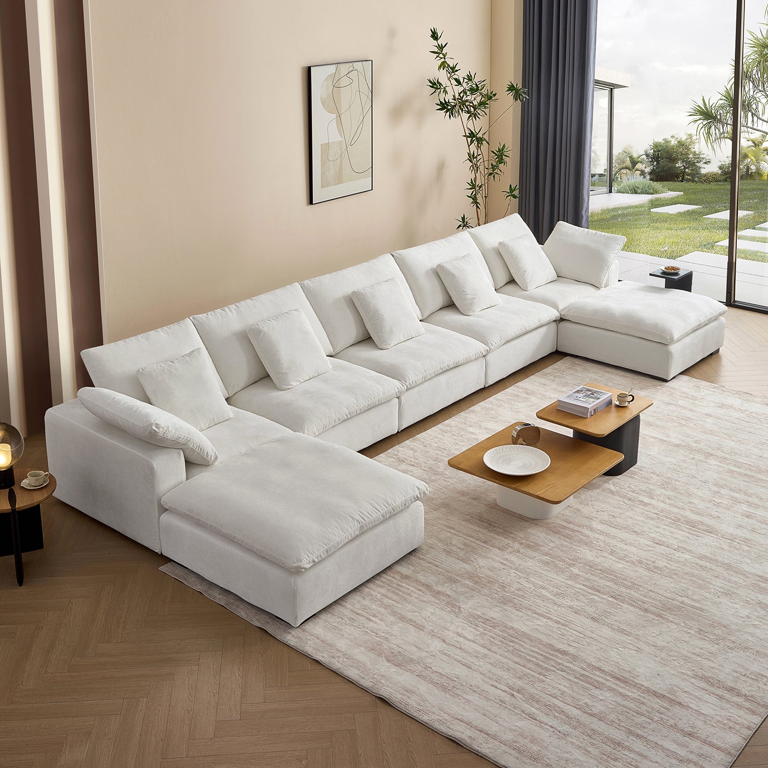 Malibu Cloud U Sectional