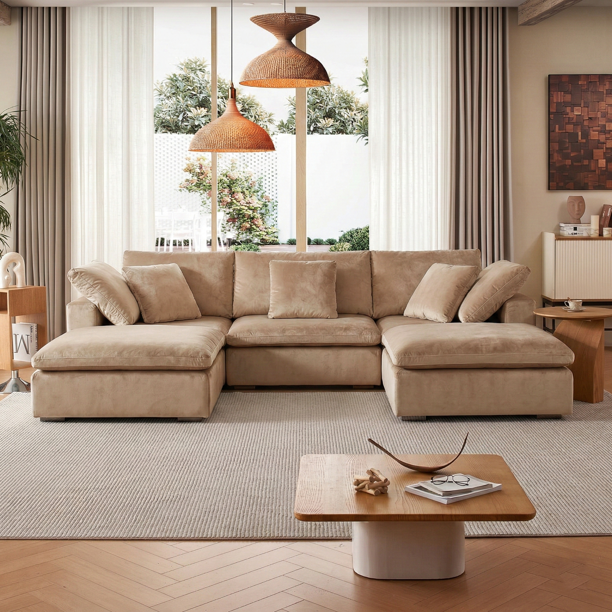 Malibu Cloud U Sectional