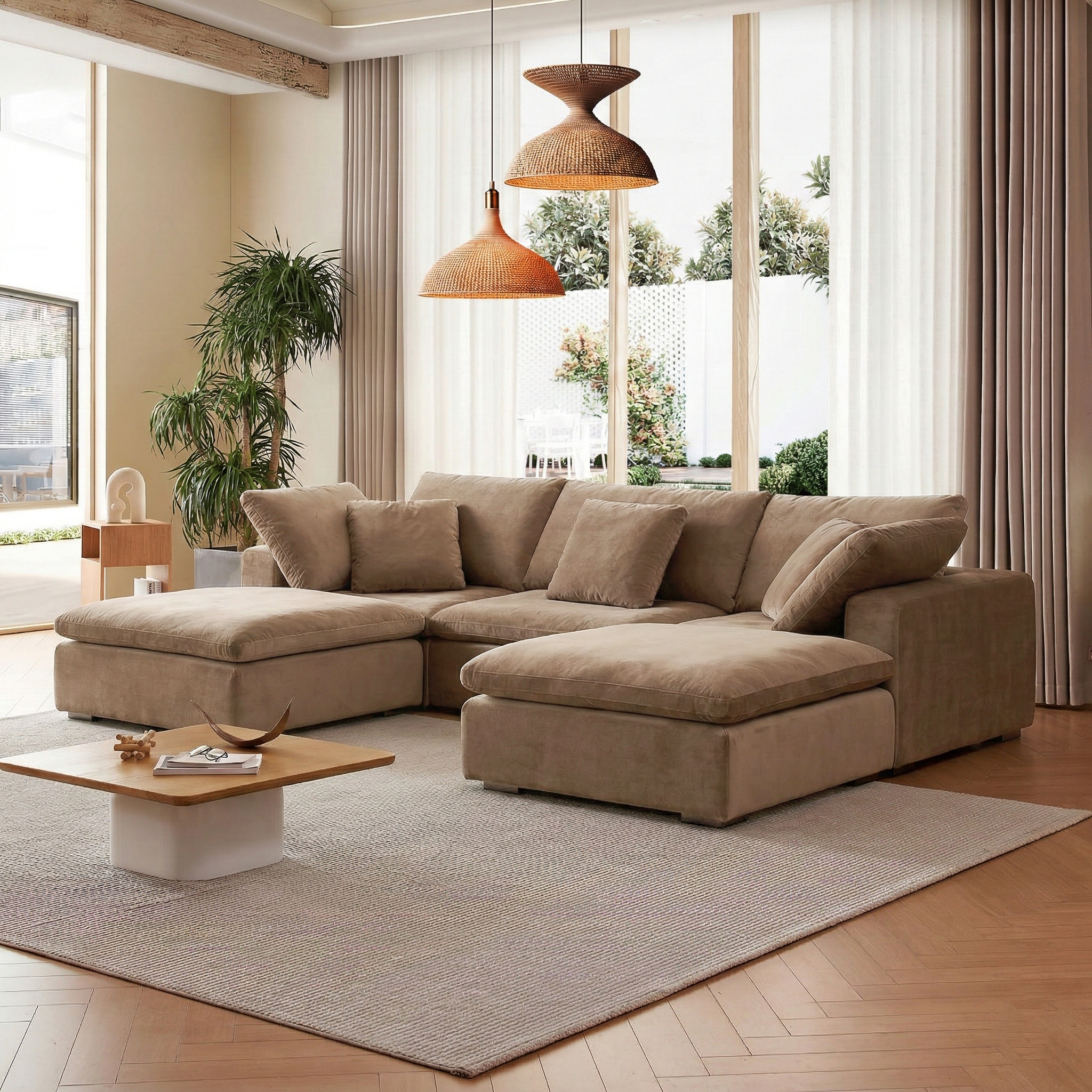 Malibu Cloud U Sectional