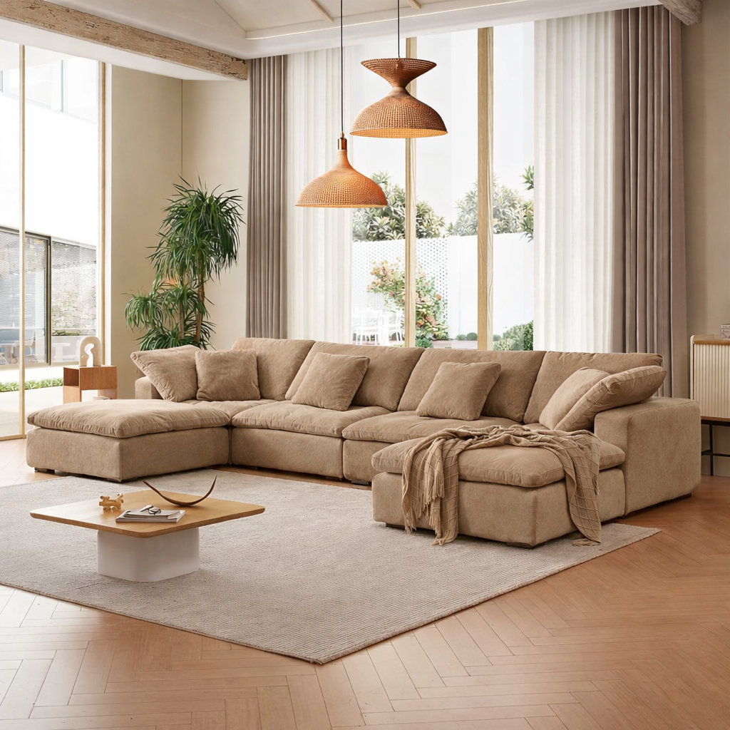 Malibu Cloud U Sectional