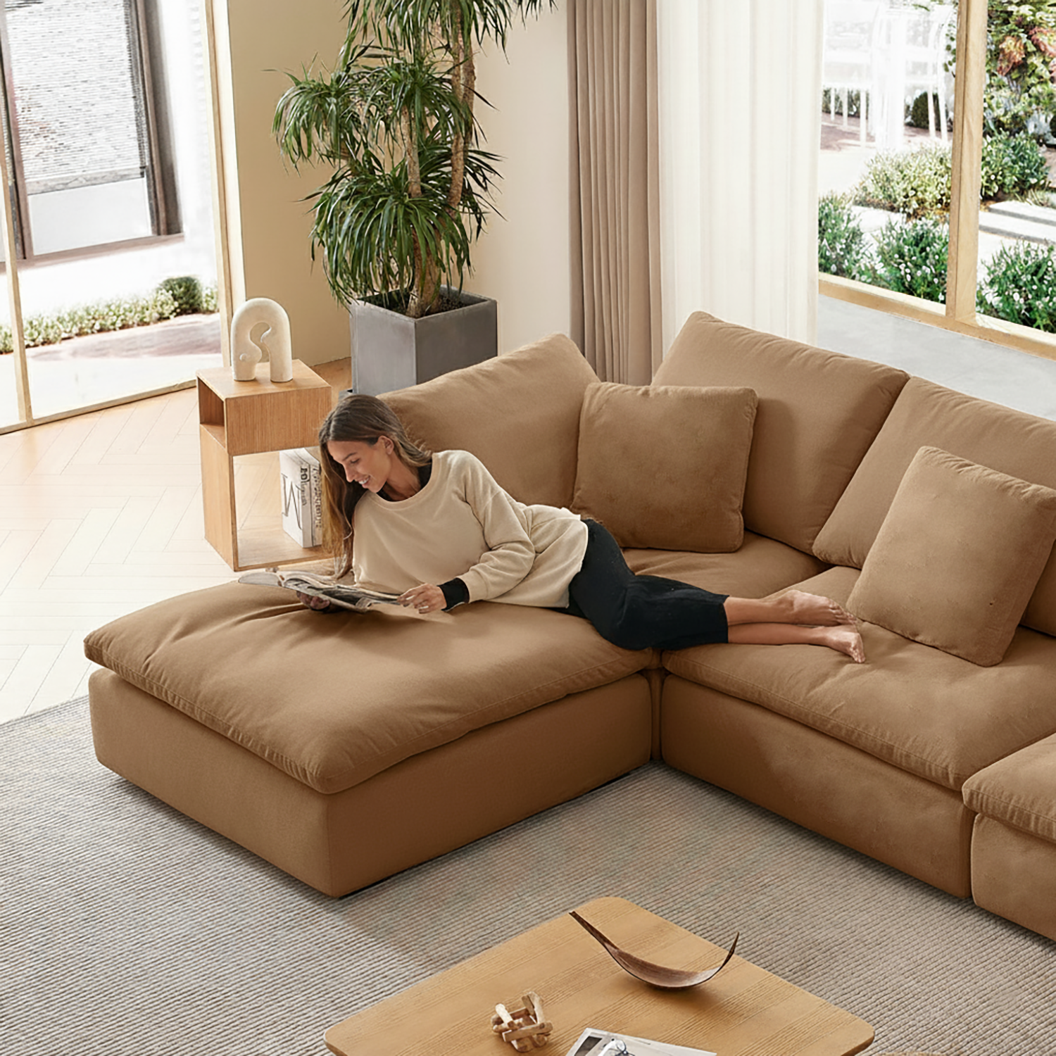 Malibu Cloud U Sectional