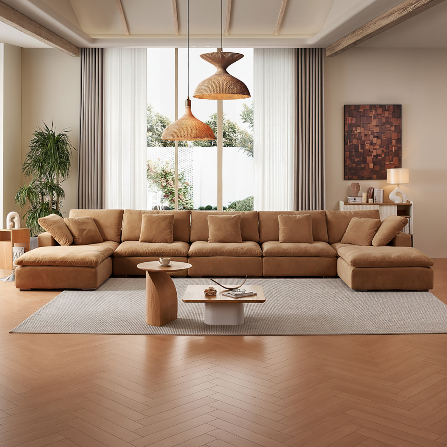 Malibu Cloud U Sectional