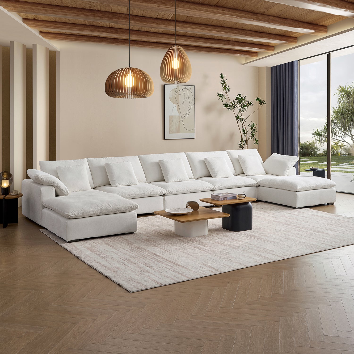 Malibu Cloud U Sectional