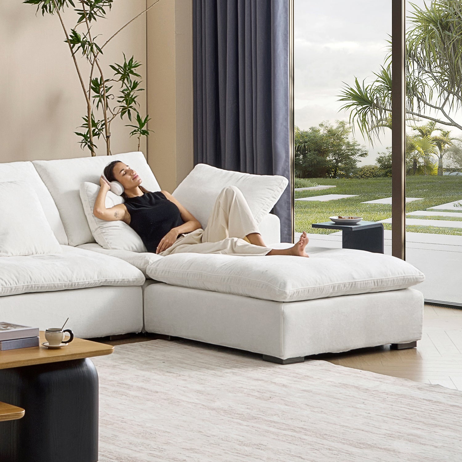 Malibu Cloud U Sectional