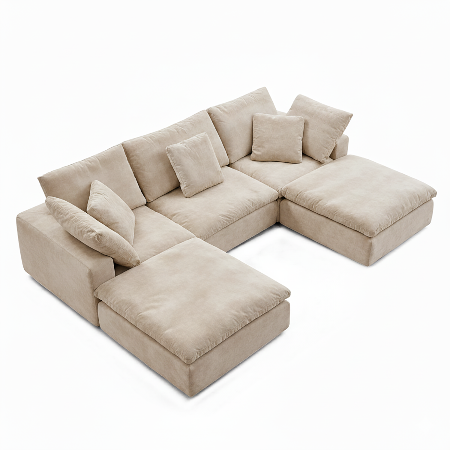 Malibu Cloud U Sectional