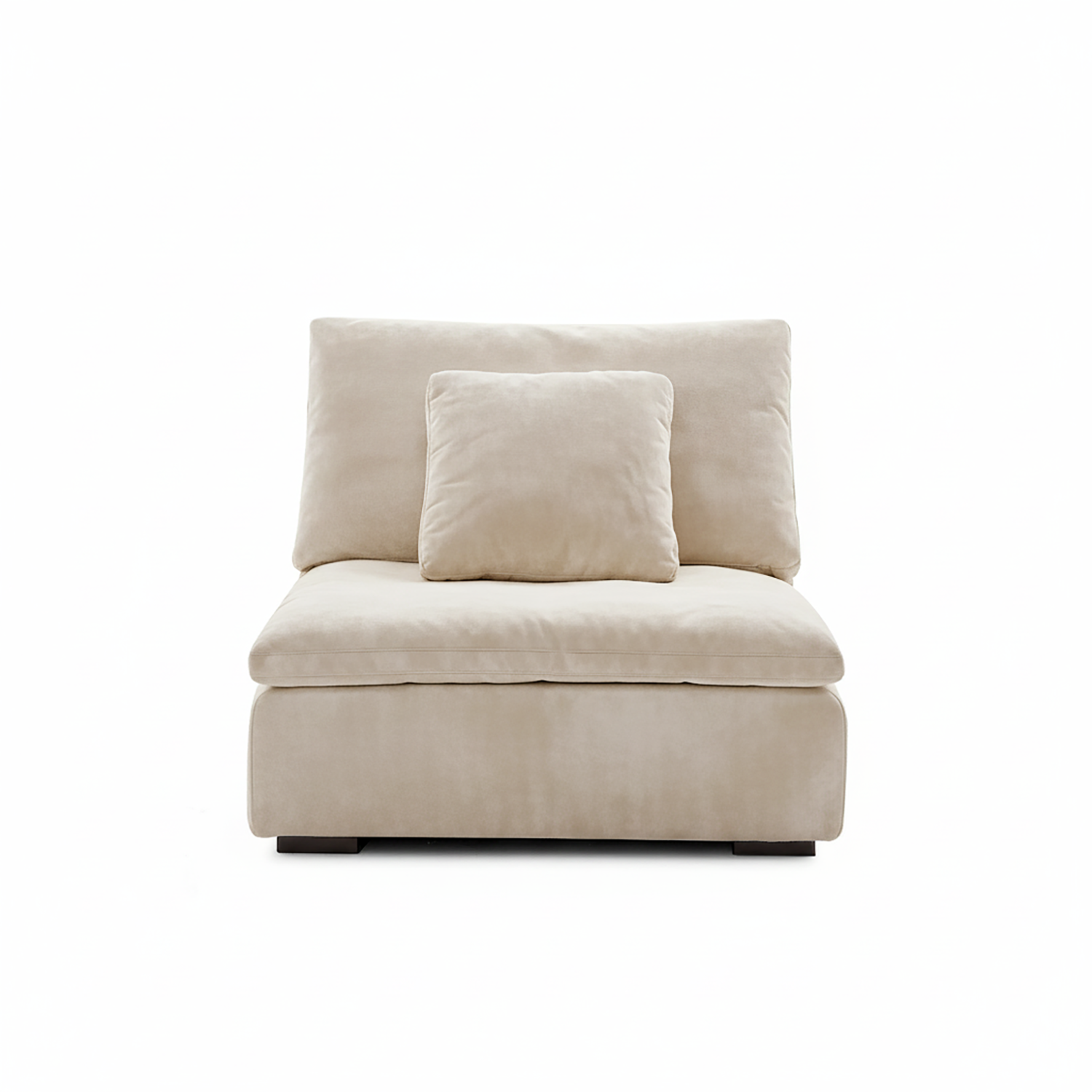Malibu Cloud Couch Armless Modular Seat