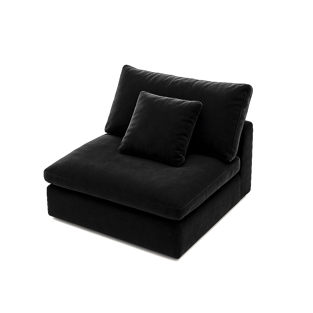 Malibu Cloud Couch Armless Modular Seat