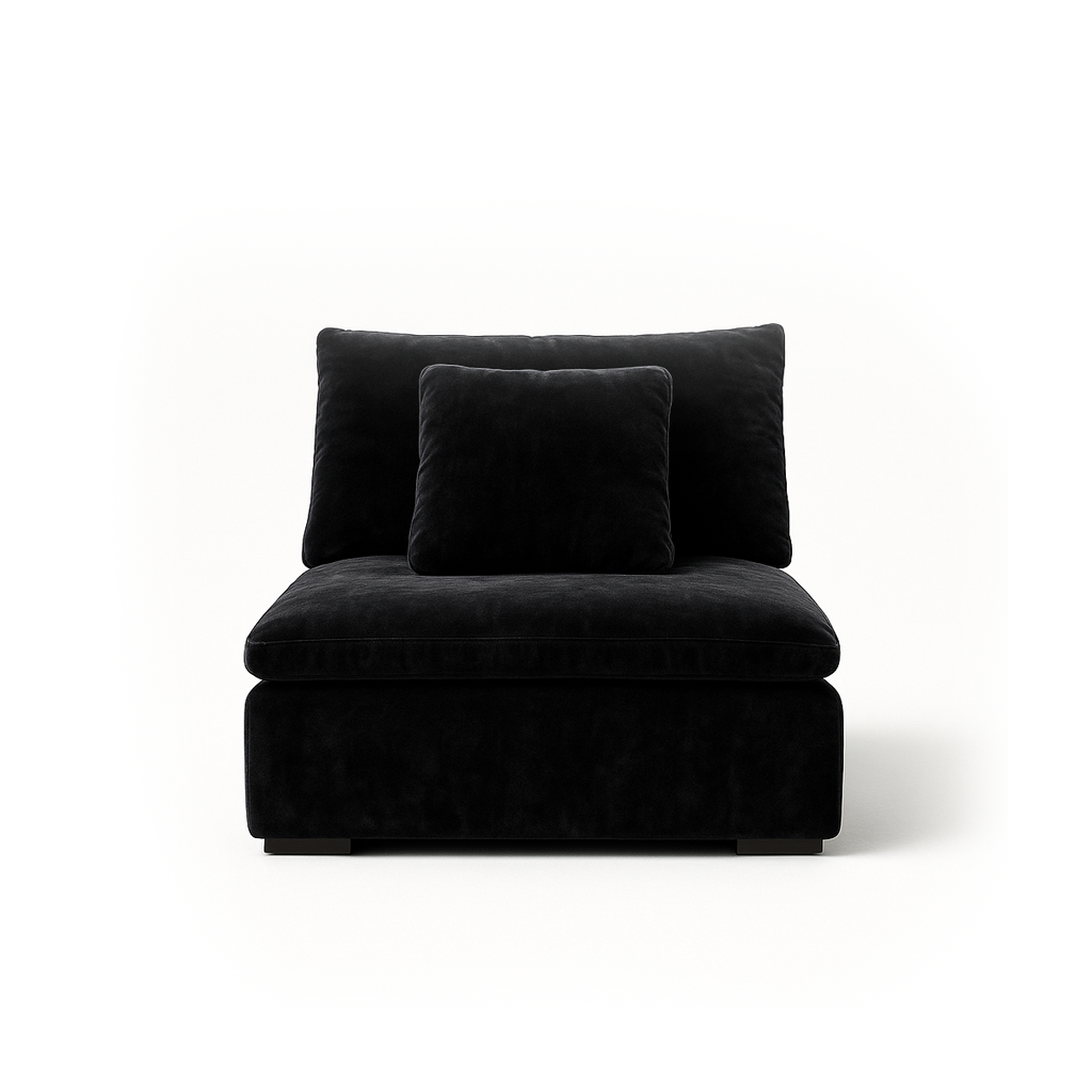 Malibu Cloud Couch Armless Modular Seat