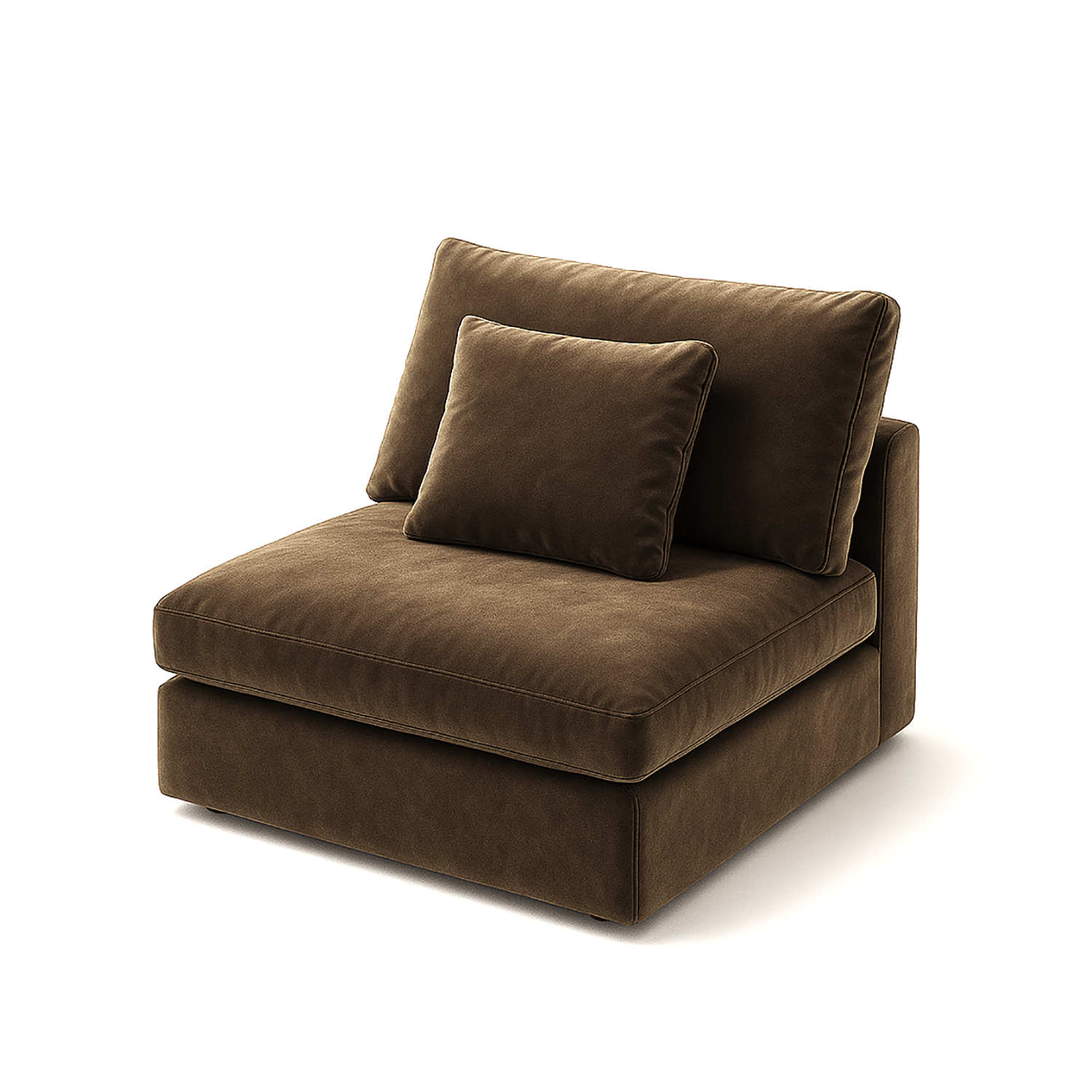 Malibu Cloud Couch Armless Modular Seat