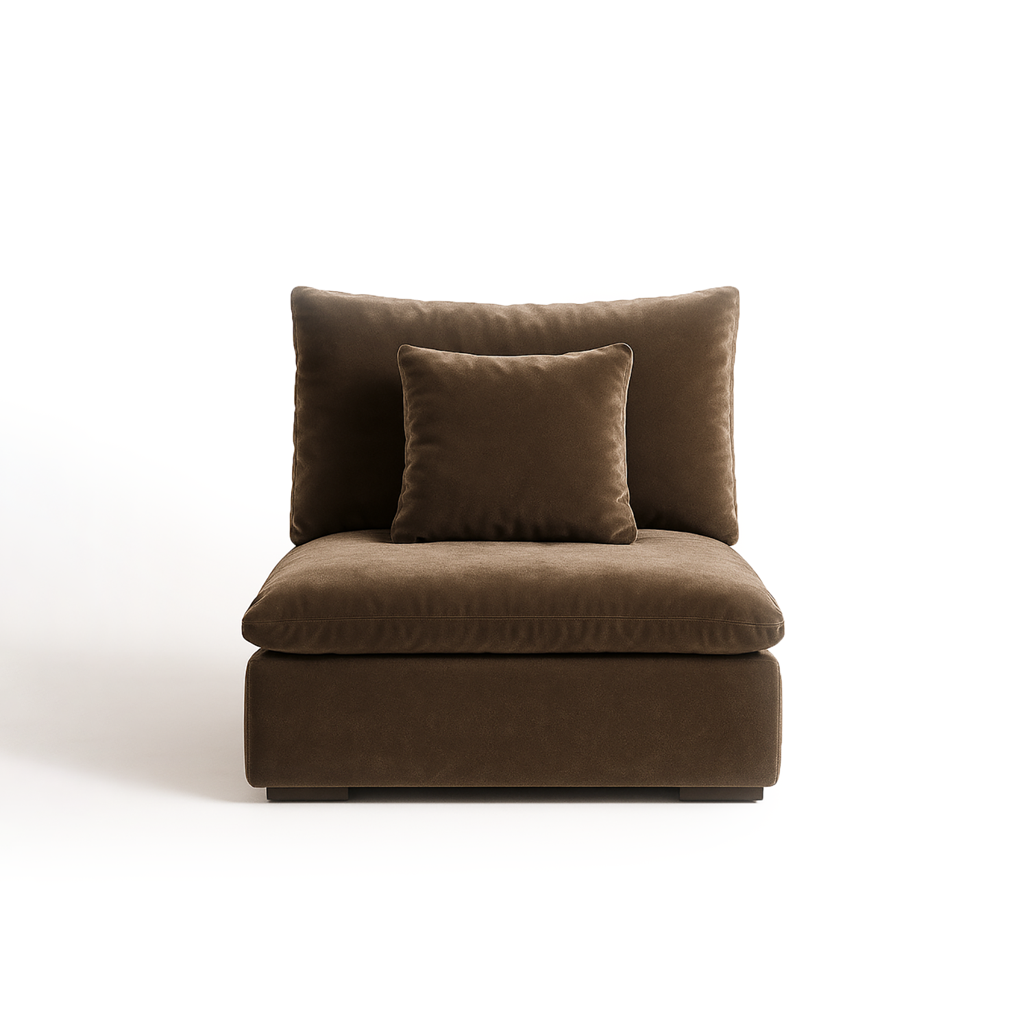 Malibu Cloud Couch Armless Modular Seat