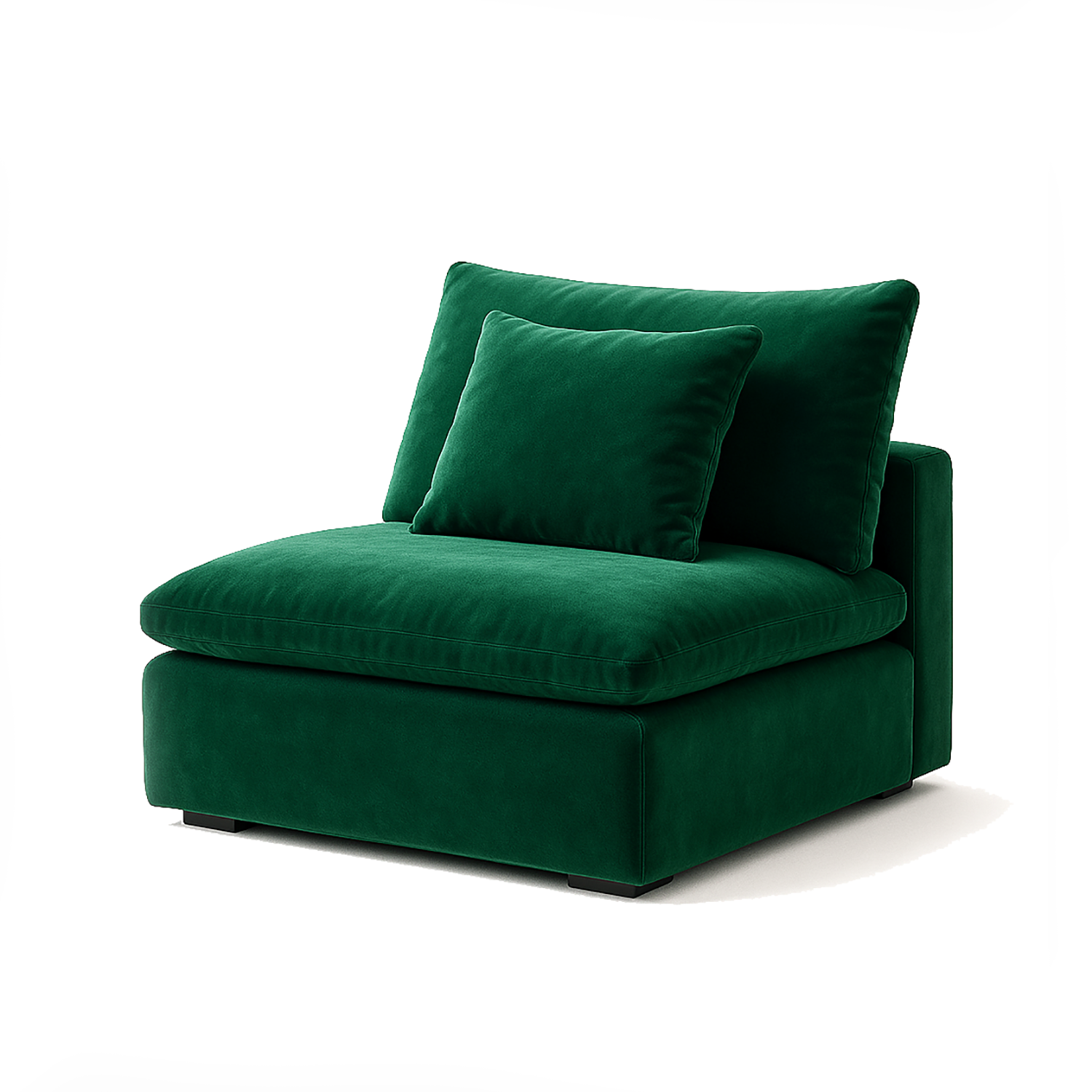 Malibu Cloud Couch Armless Modular Seat