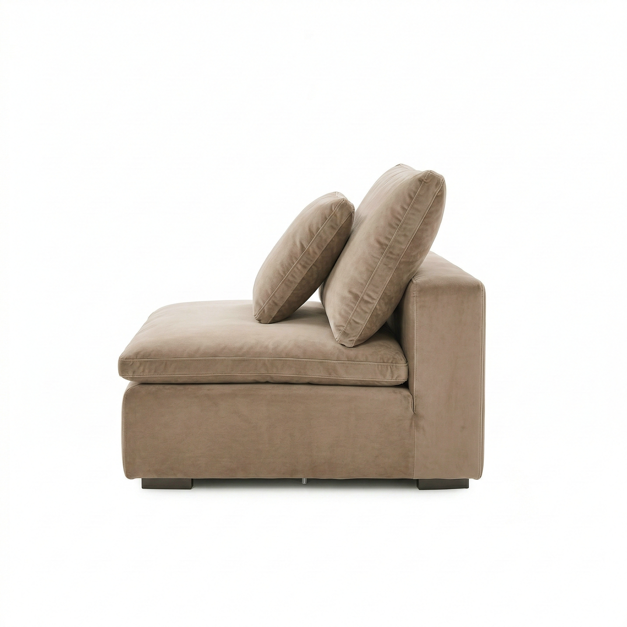 Malibu Cloud Couch Armless Modular Seat