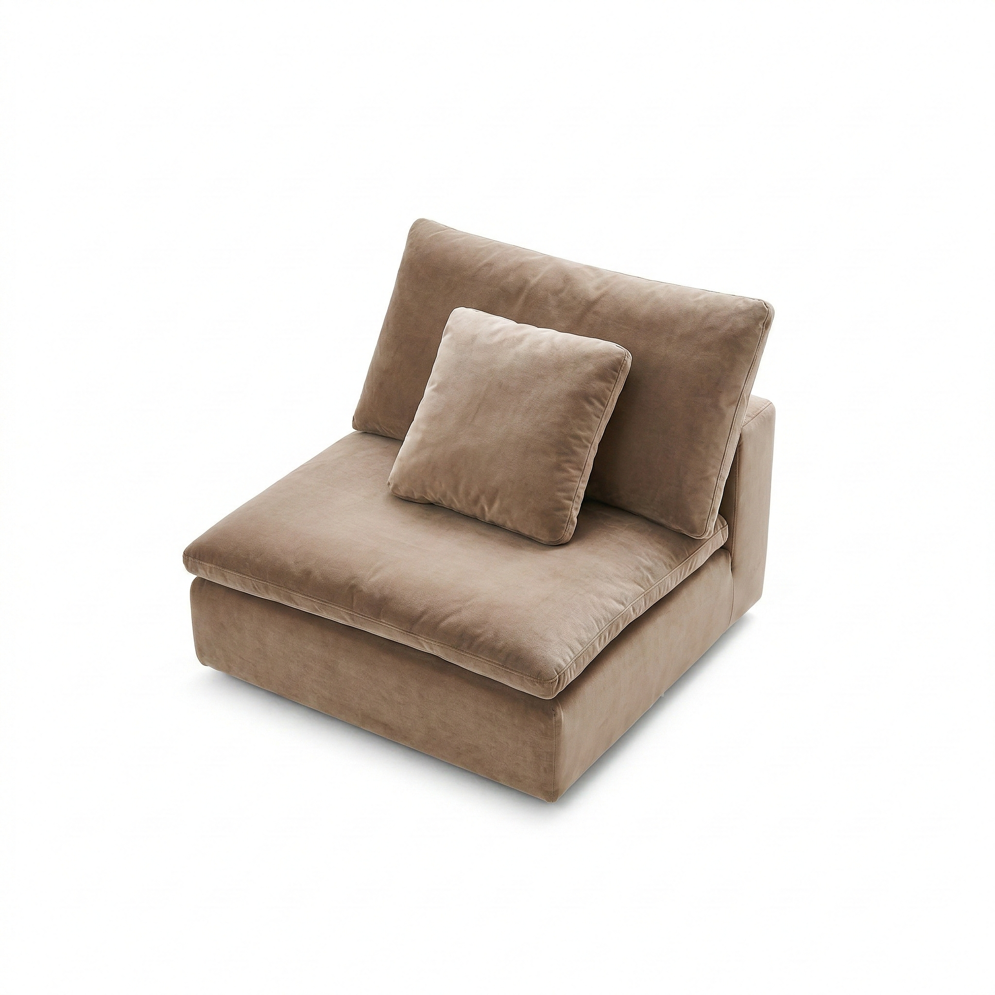 Malibu Cloud Couch Armless Modular Seat