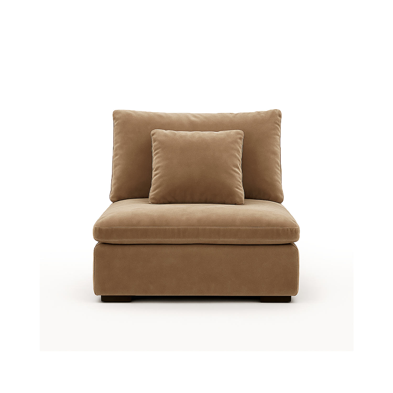 Malibu Cloud Couch Armless Modular Seat
