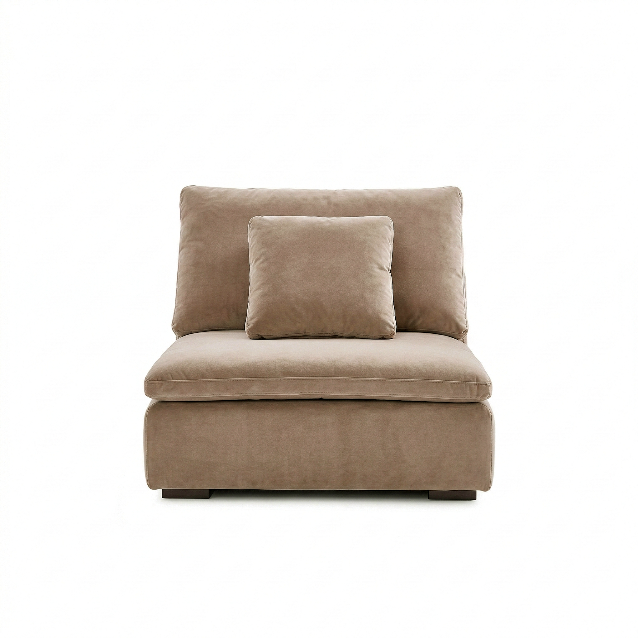 Malibu Cloud Couch Armless Modular Seat