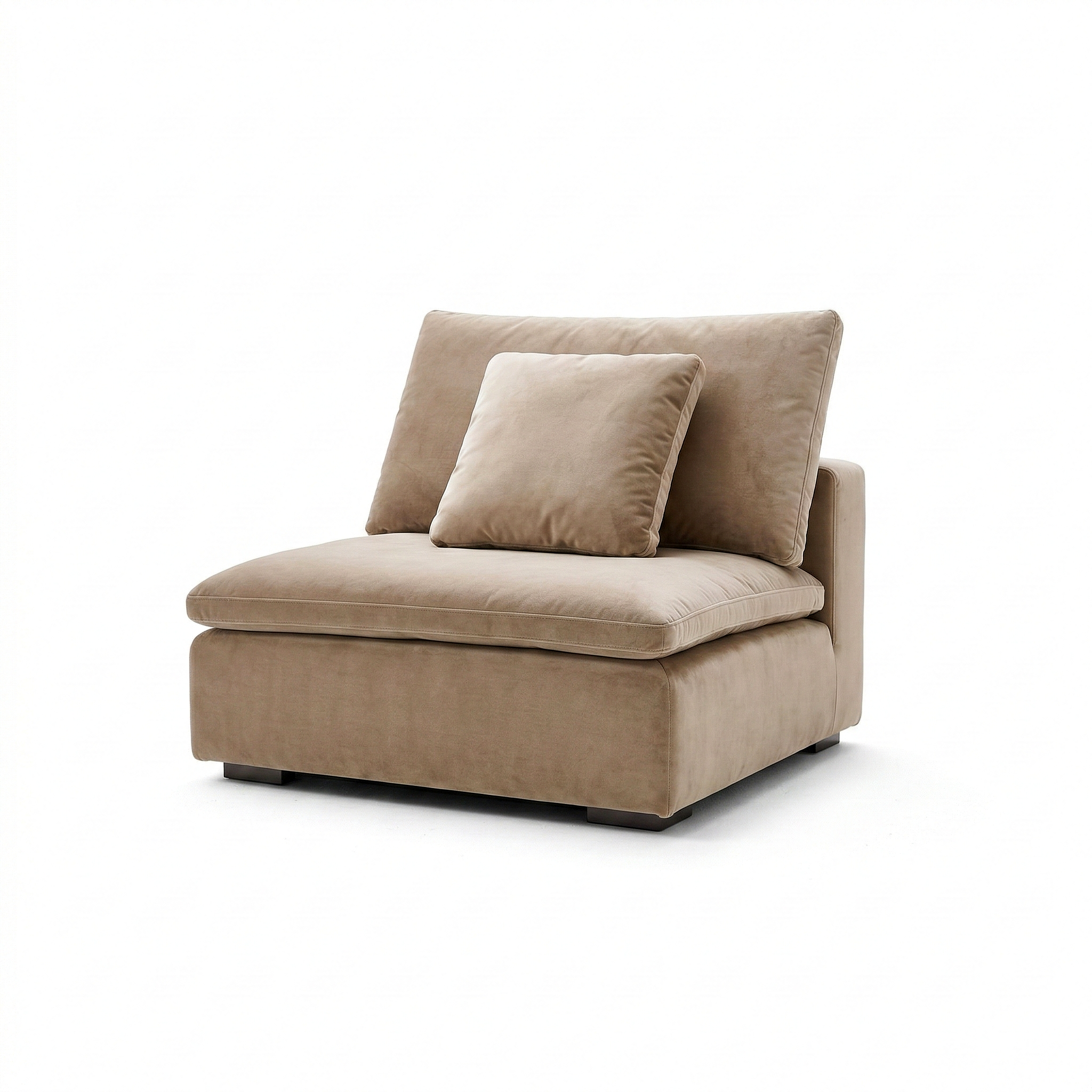 Malibu Cloud Couch Armless Modular Seat