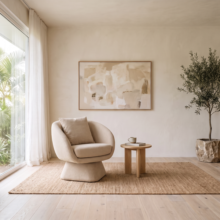 Pedestal Swivel Armchair