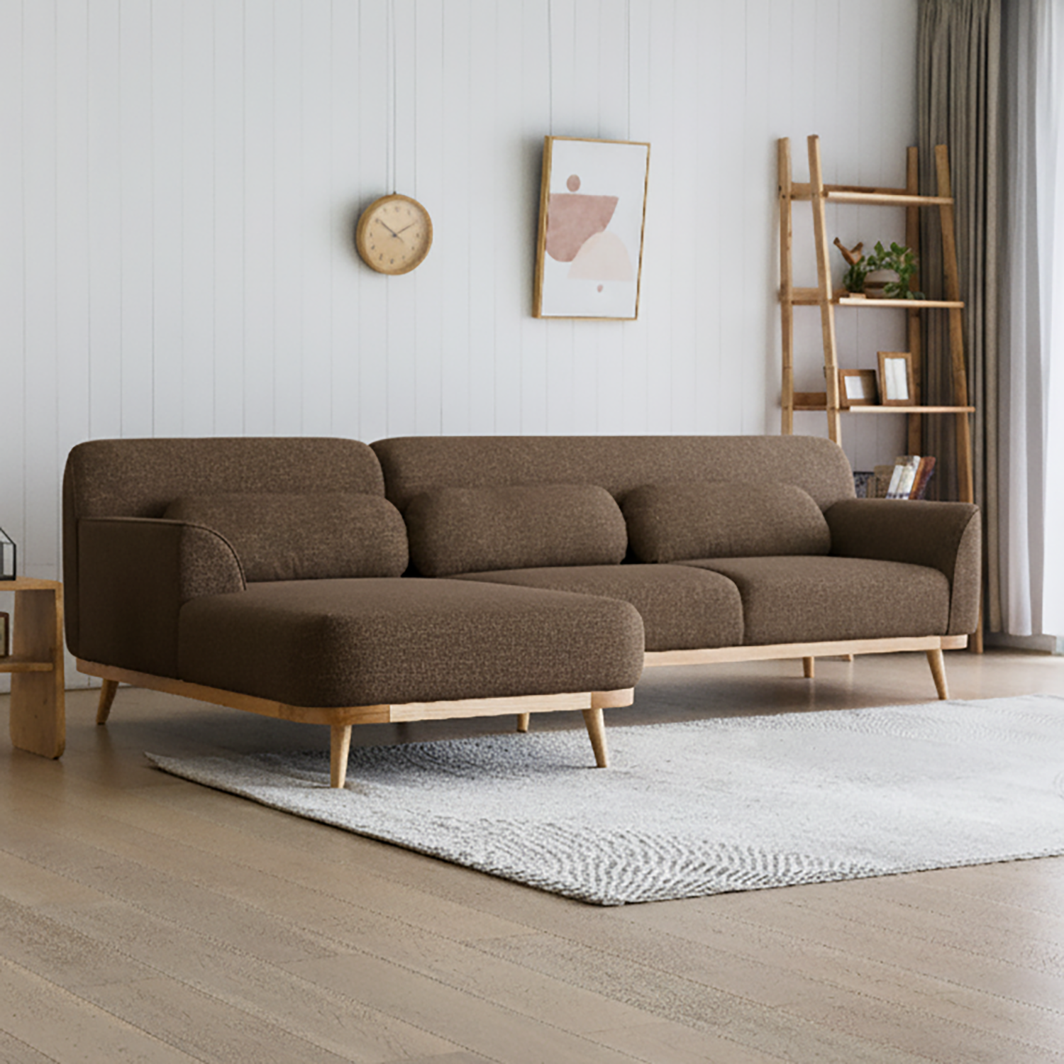 Solid Wood Sectional