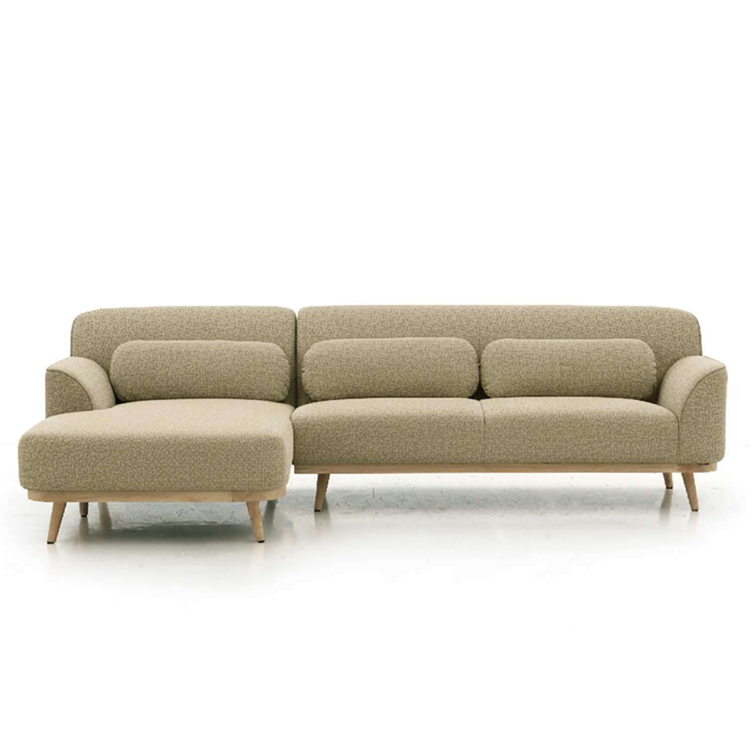 Solid Wood Sectional