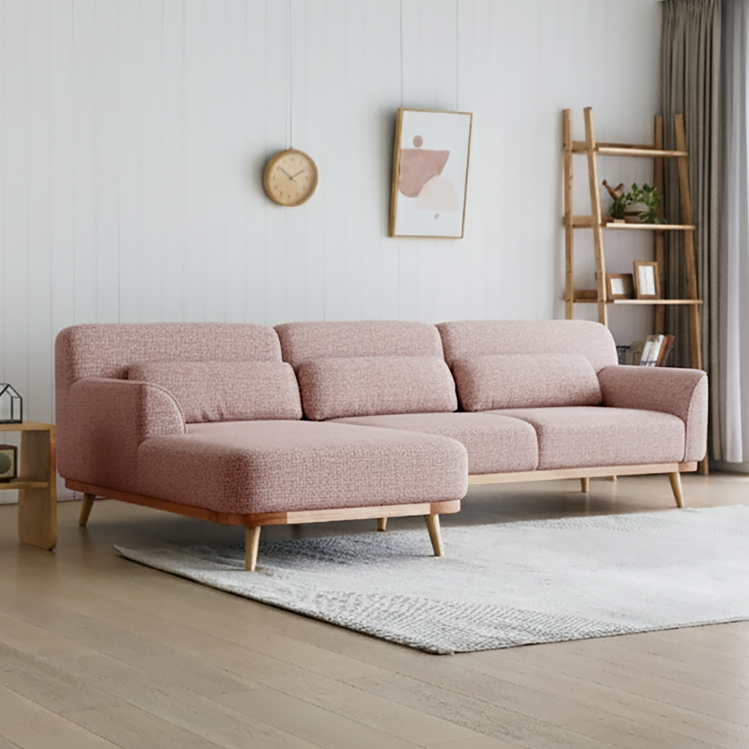 Solid Wood Sectional