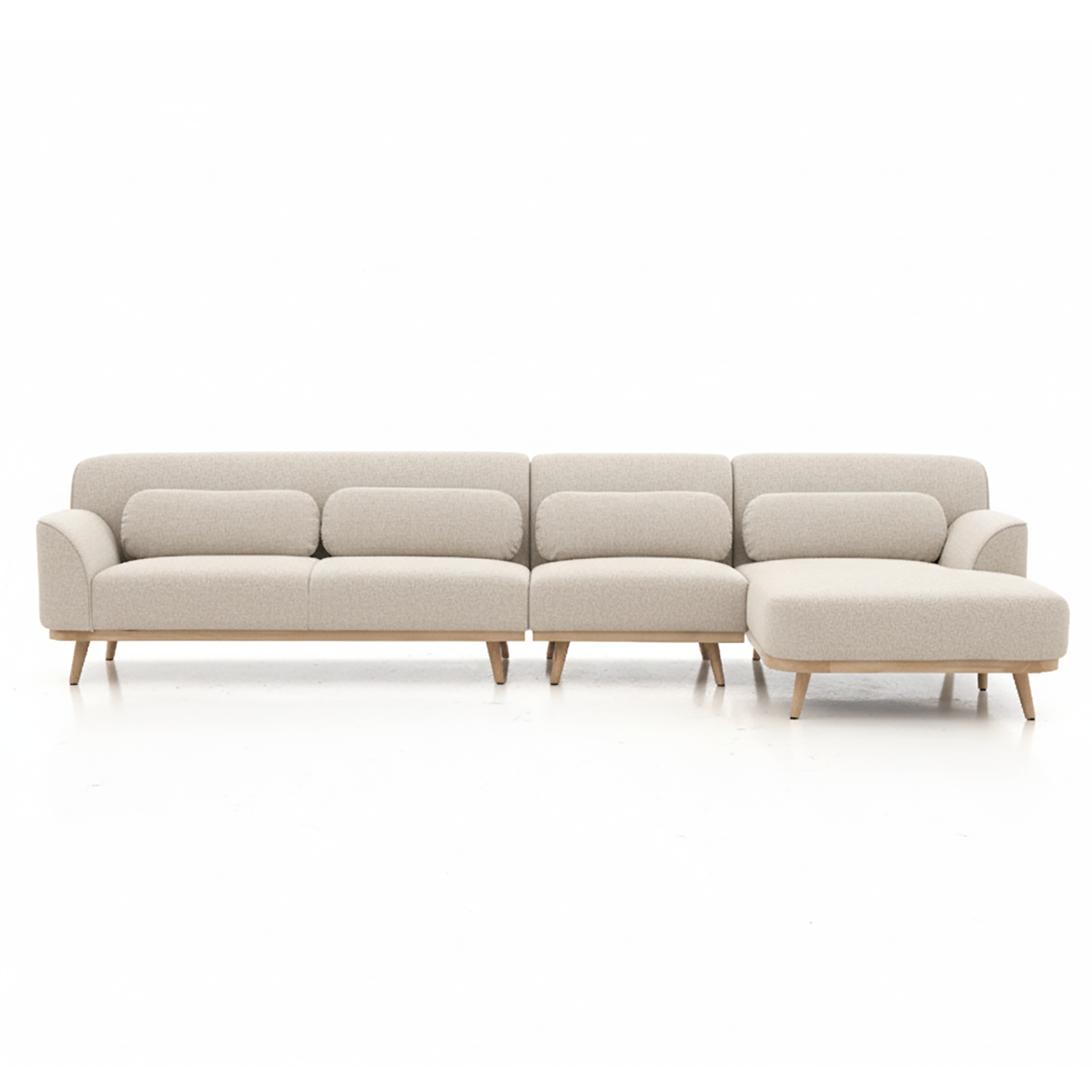 Solid Wood Sectional