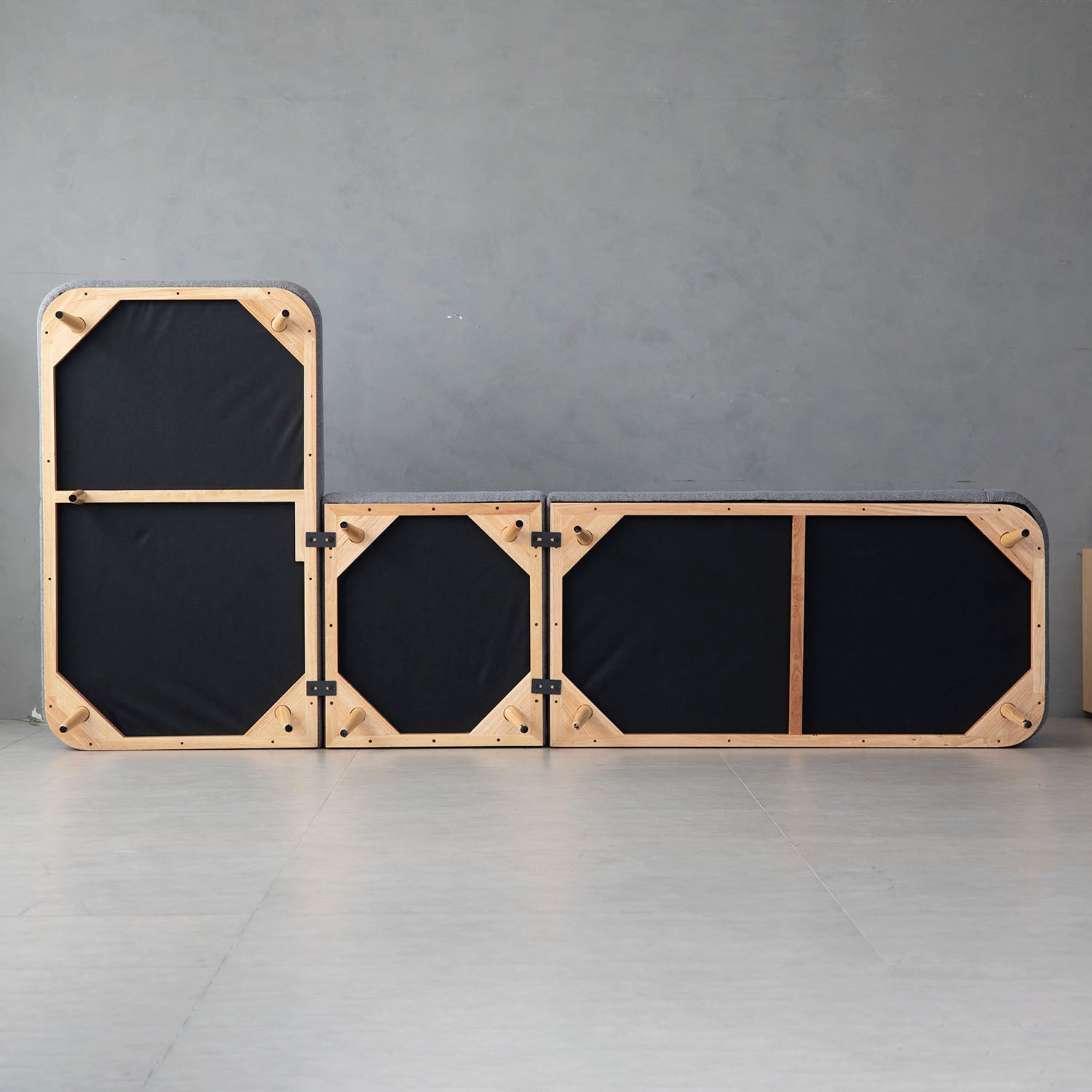 Solid Wood Sectional