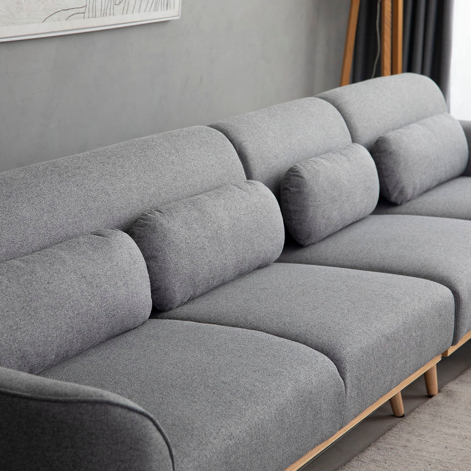 Solid Wood Sectional