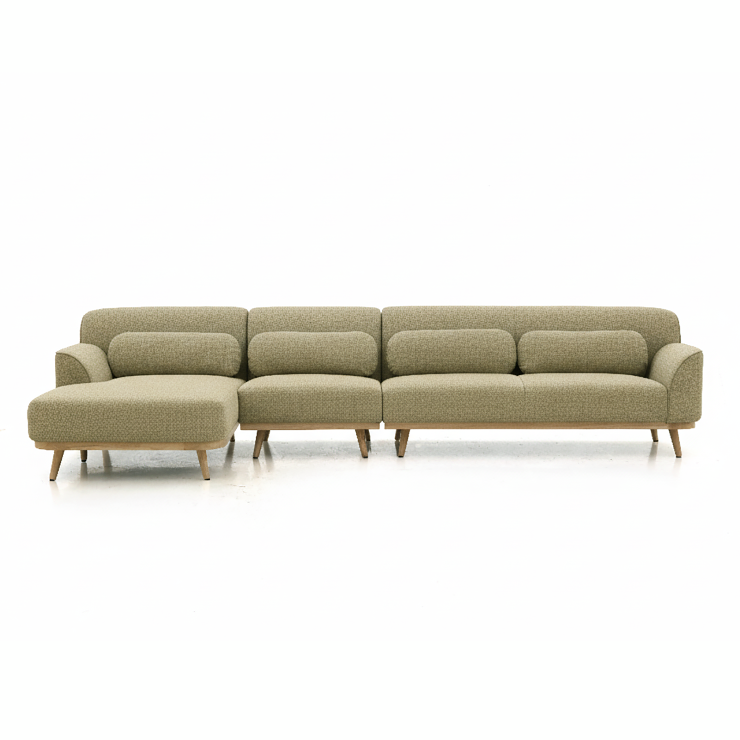 Solid Wood Sectional
