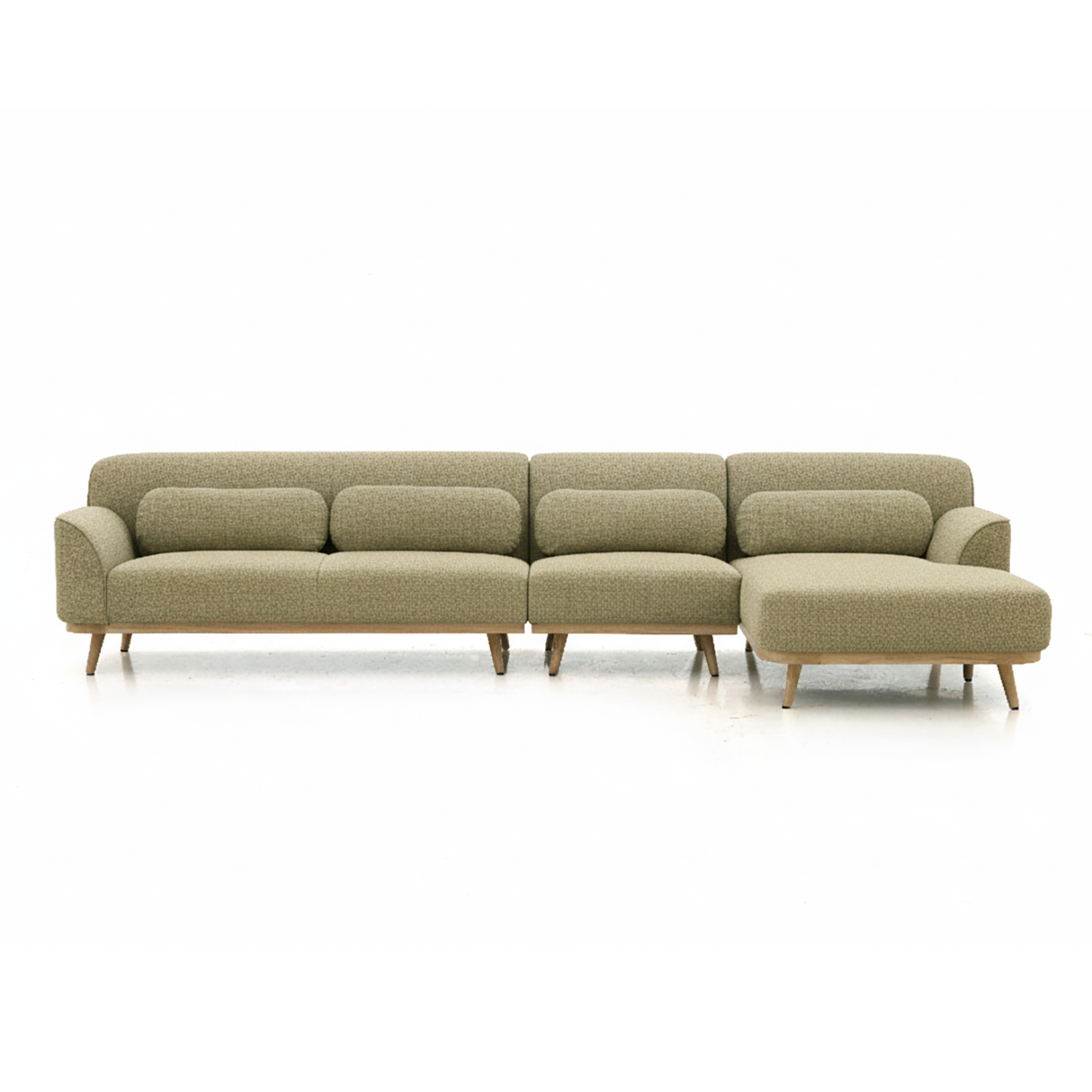 Solid Wood Sectional