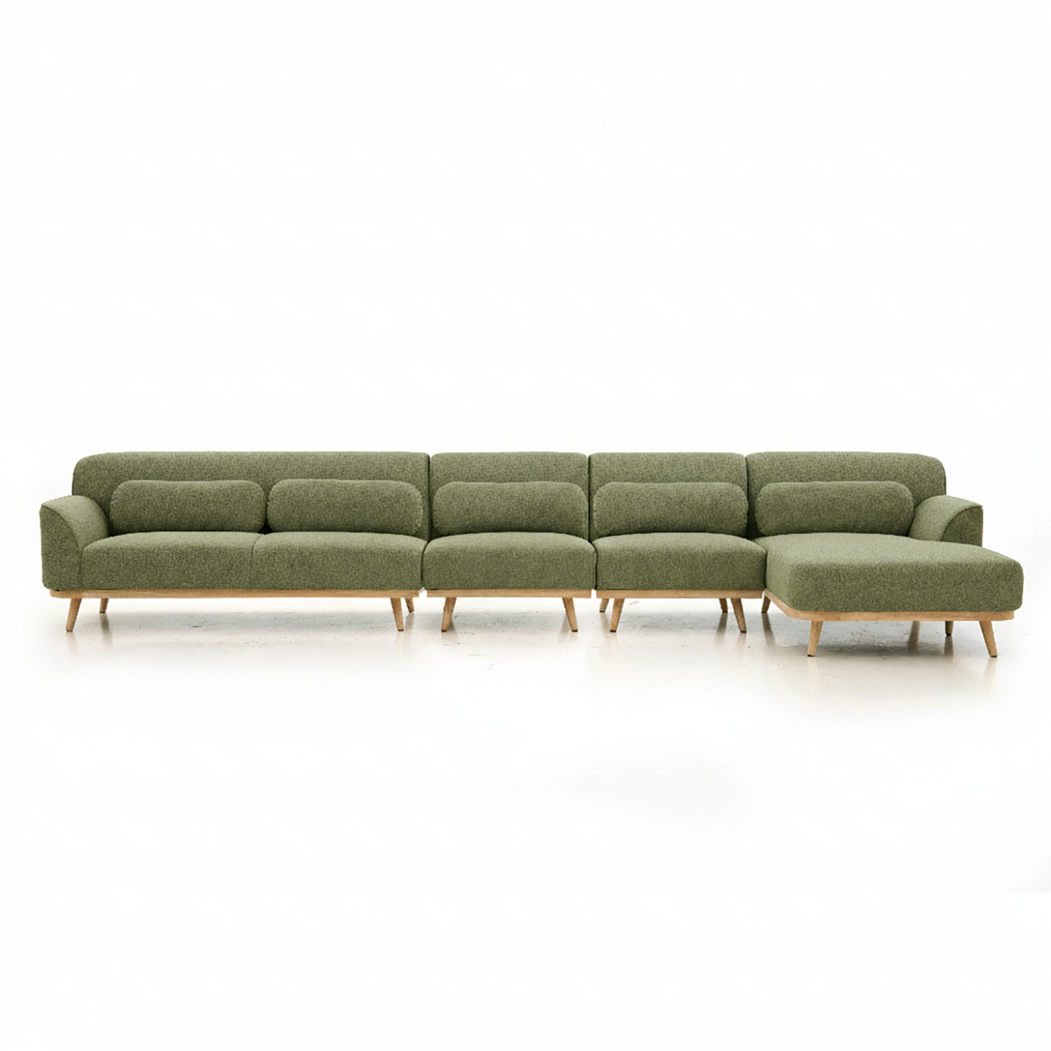 Solid Wood Sectional