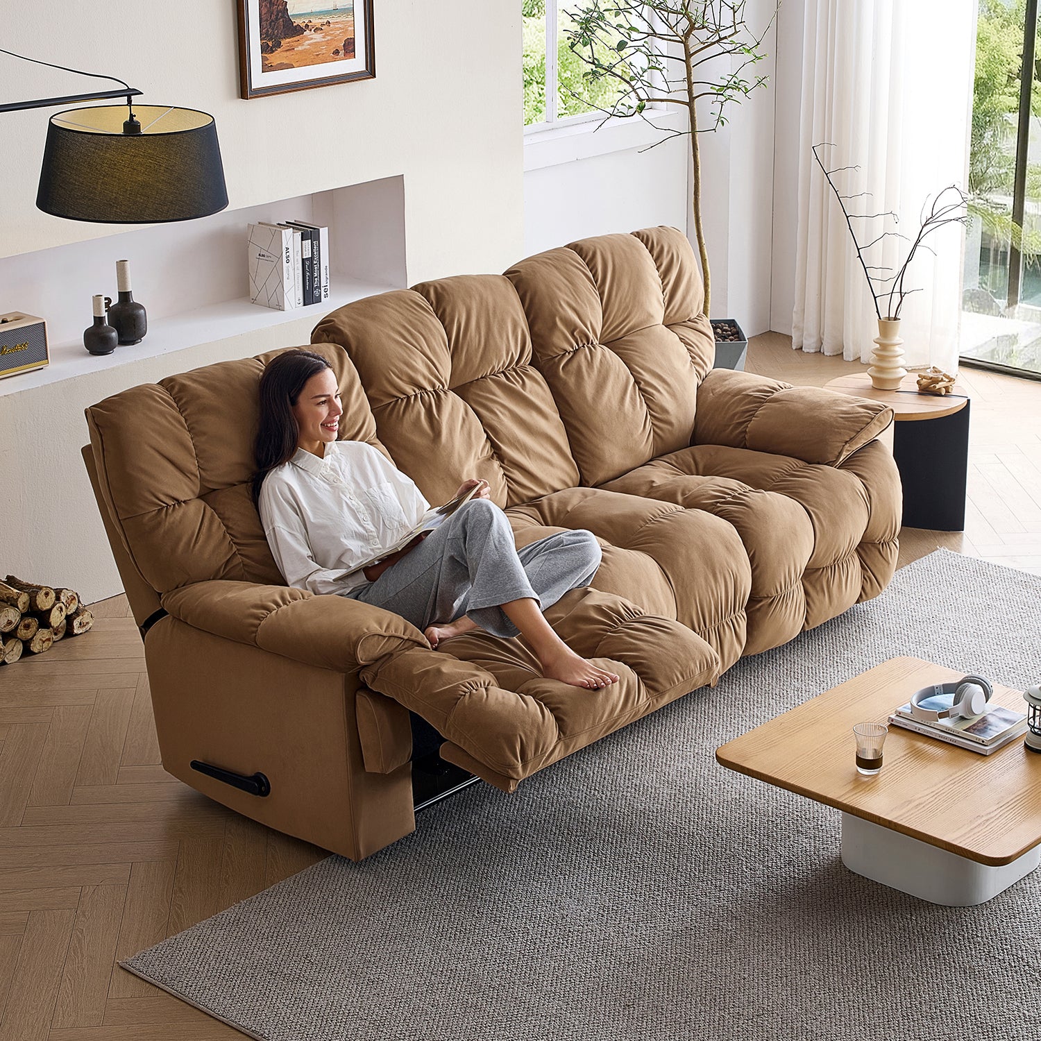 The Pillow Reclining Sofa