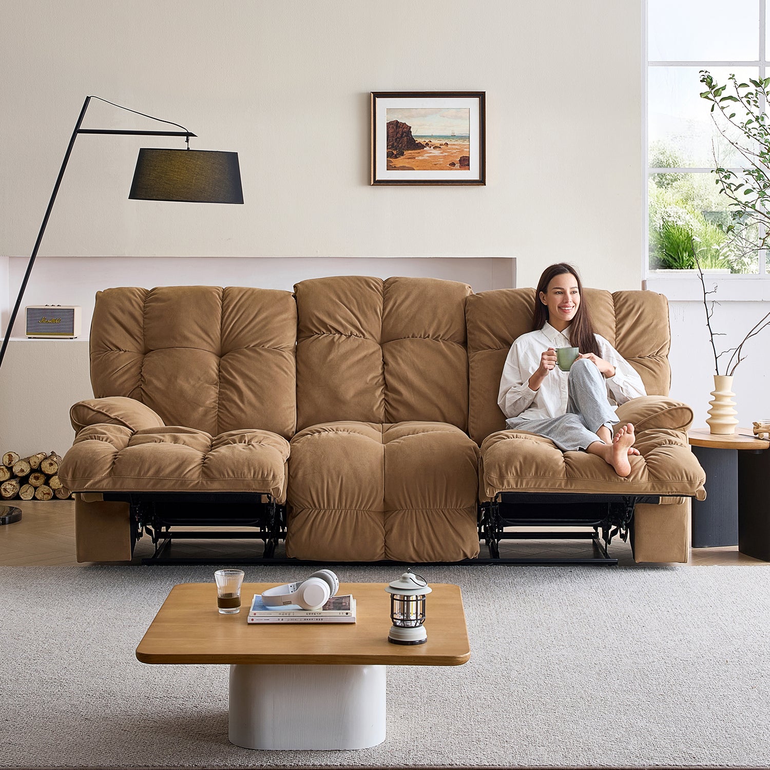 The Pillow Reclining Sofa