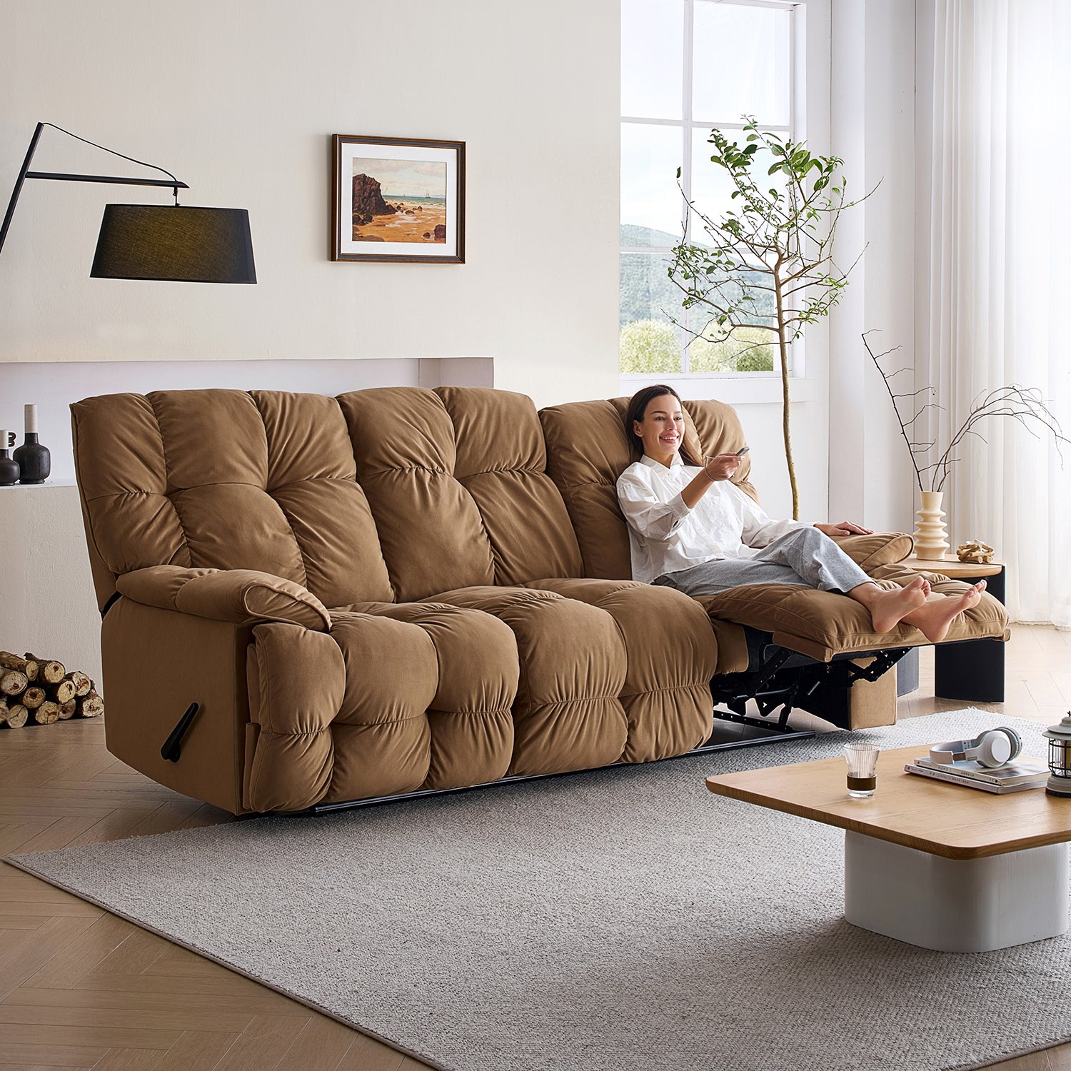 The Pillow Reclining Sofa