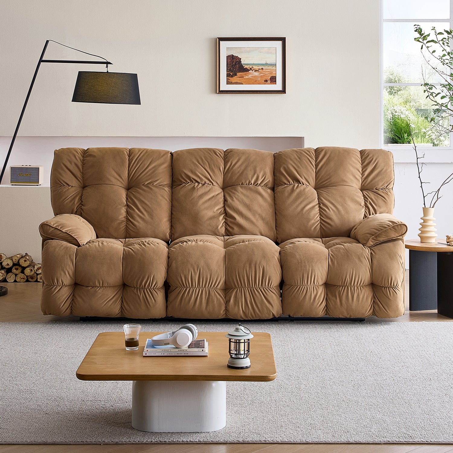 The Pillow Reclining Sofa