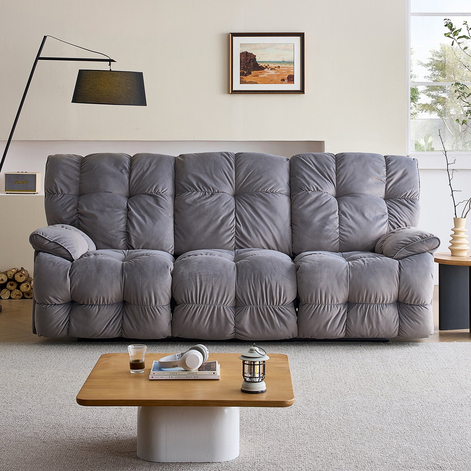 The Pillow Reclining Sofa