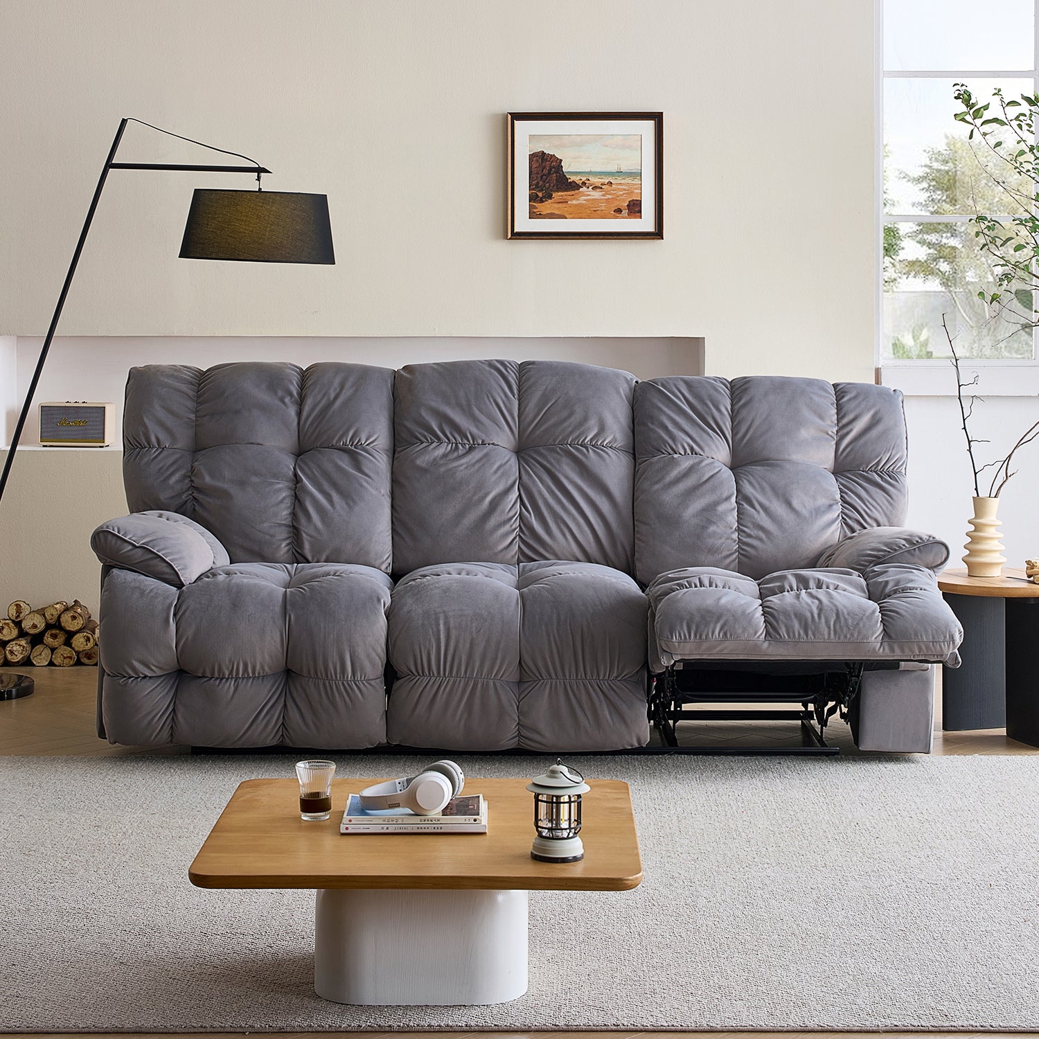 The Pillow Reclining Sofa