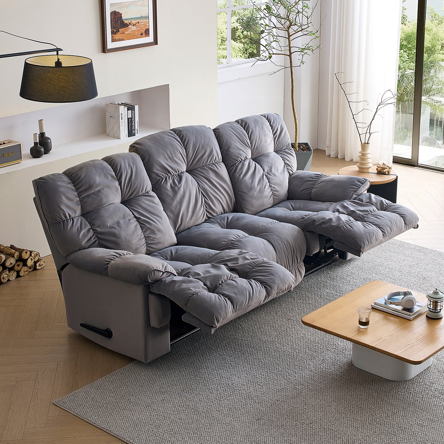 The Pillow Reclining Sofa