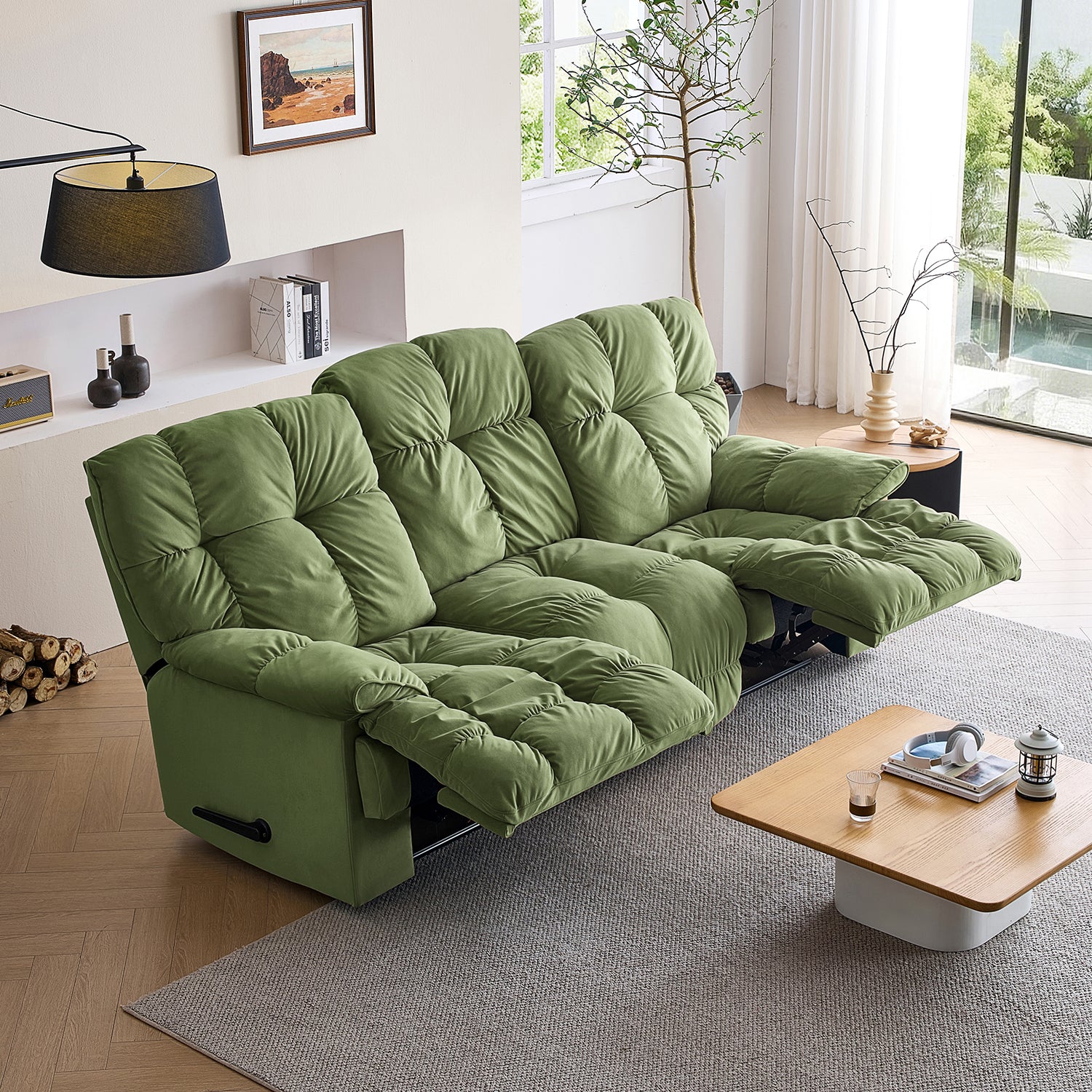 The Pillow Reclining Sofa