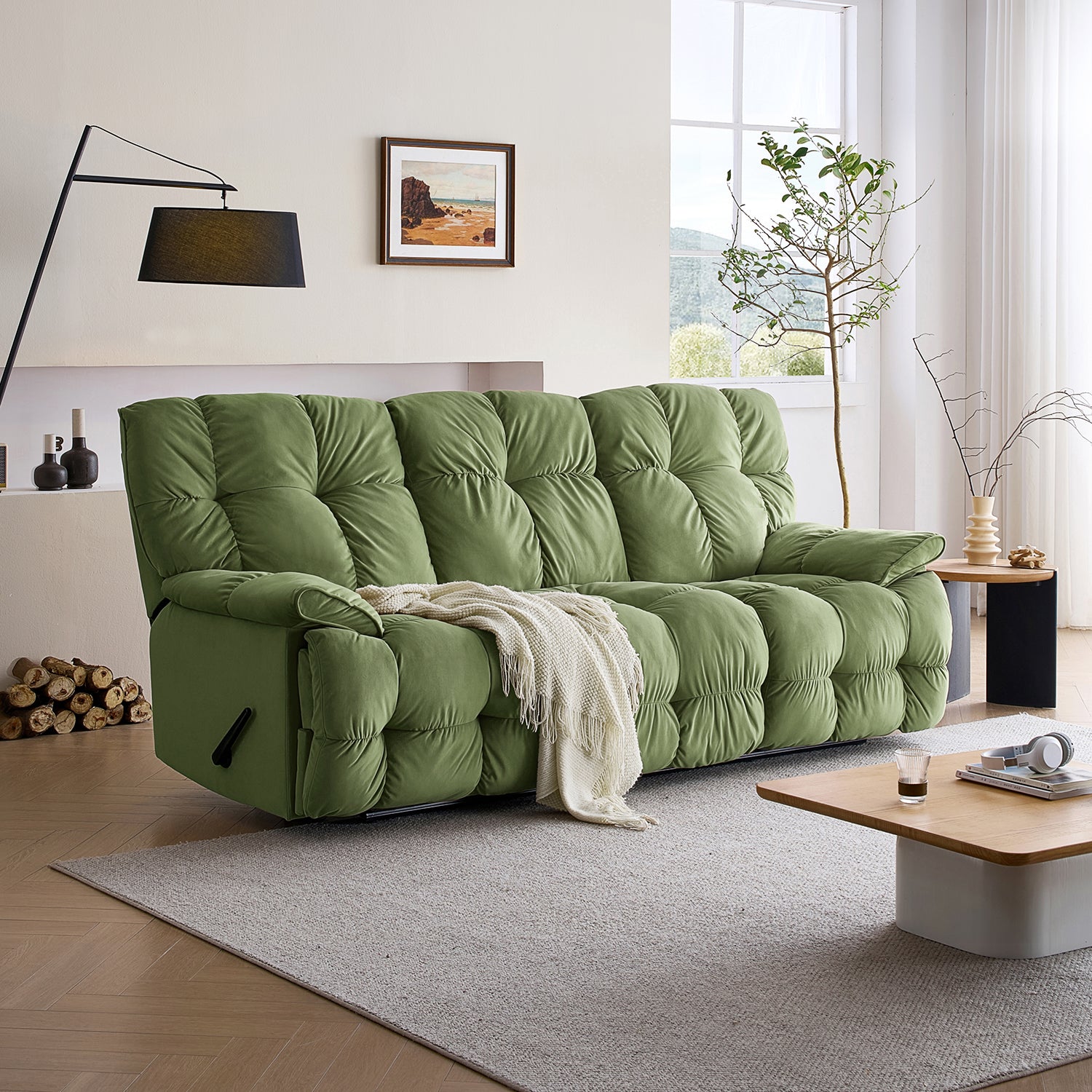 The Pillow Reclining Sofa