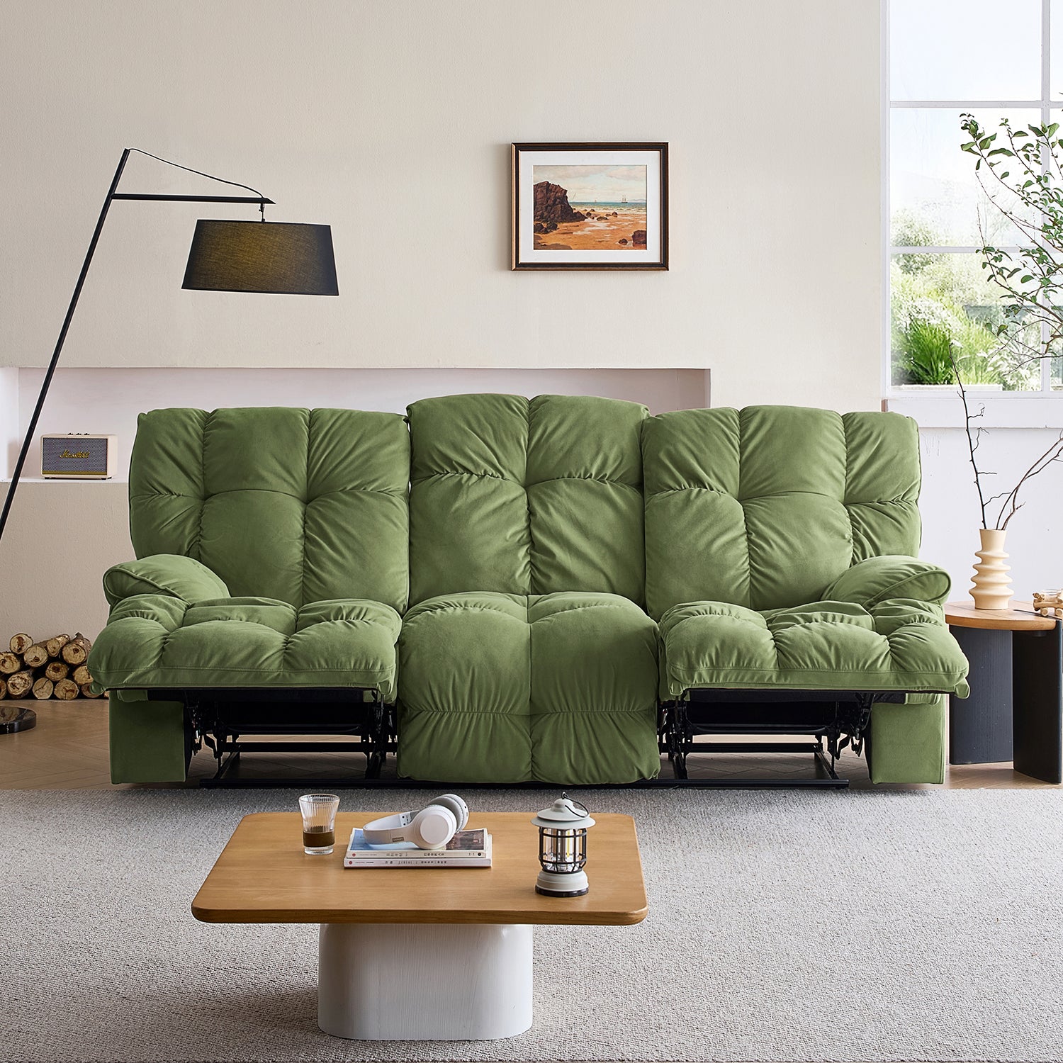 The Pillow Reclining Sofa