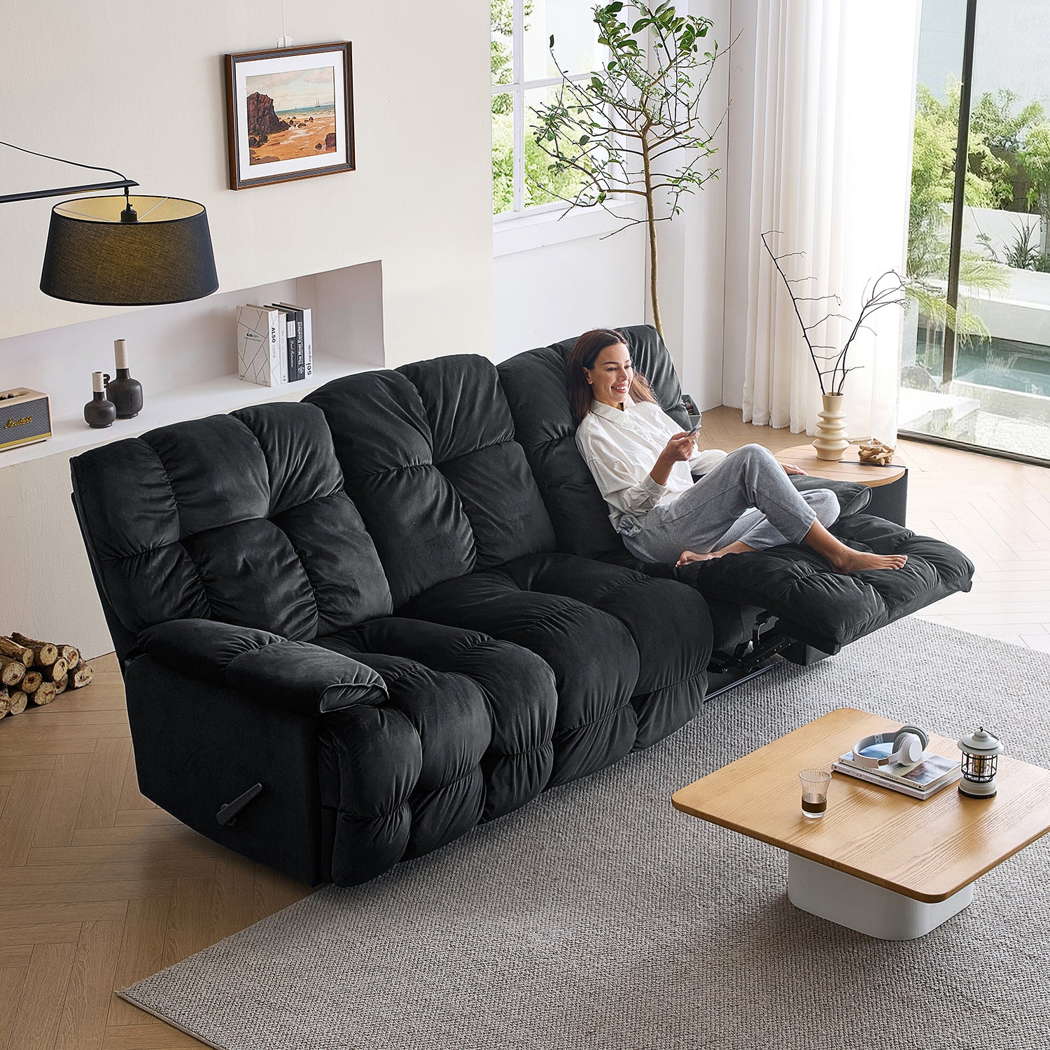 The Pillow Reclining Sofa