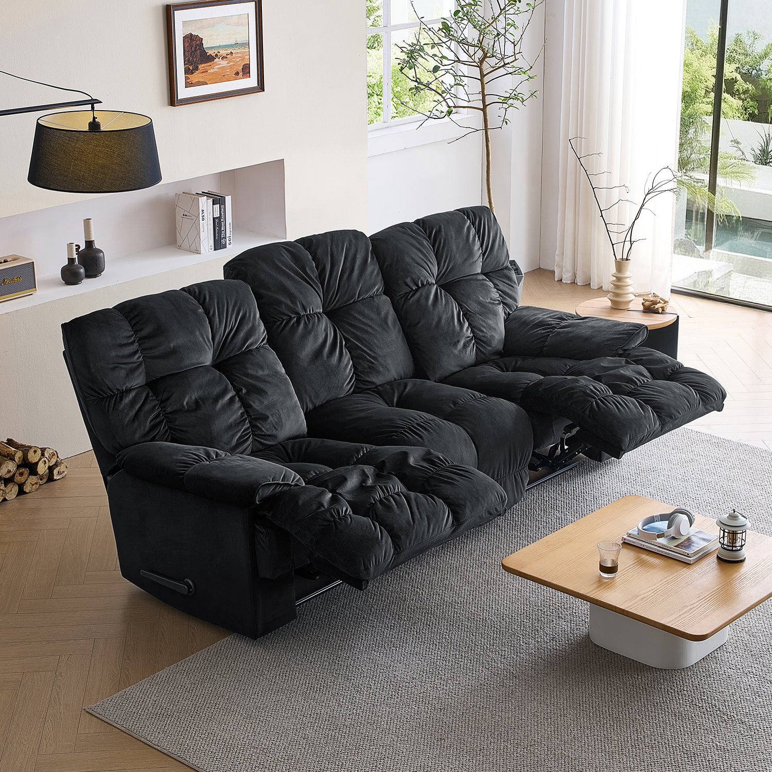 The Pillow Reclining Sofa