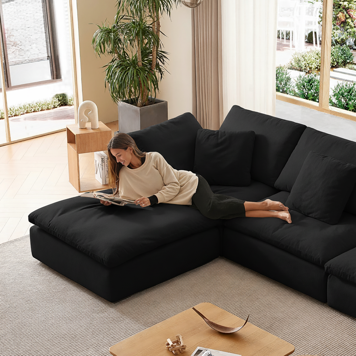 Malibu Cloud U Sectional