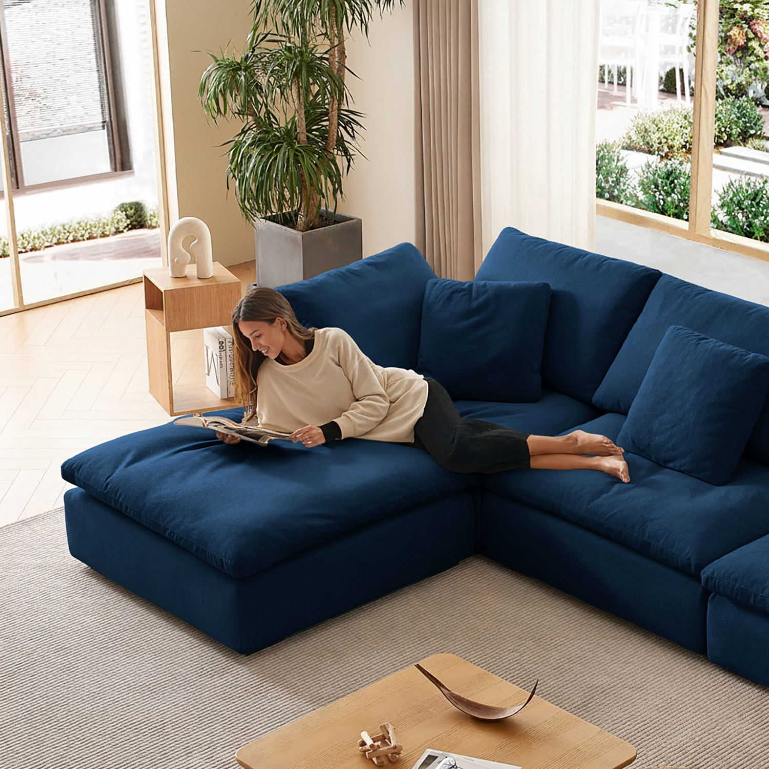 Malibu Cloud U Sectional