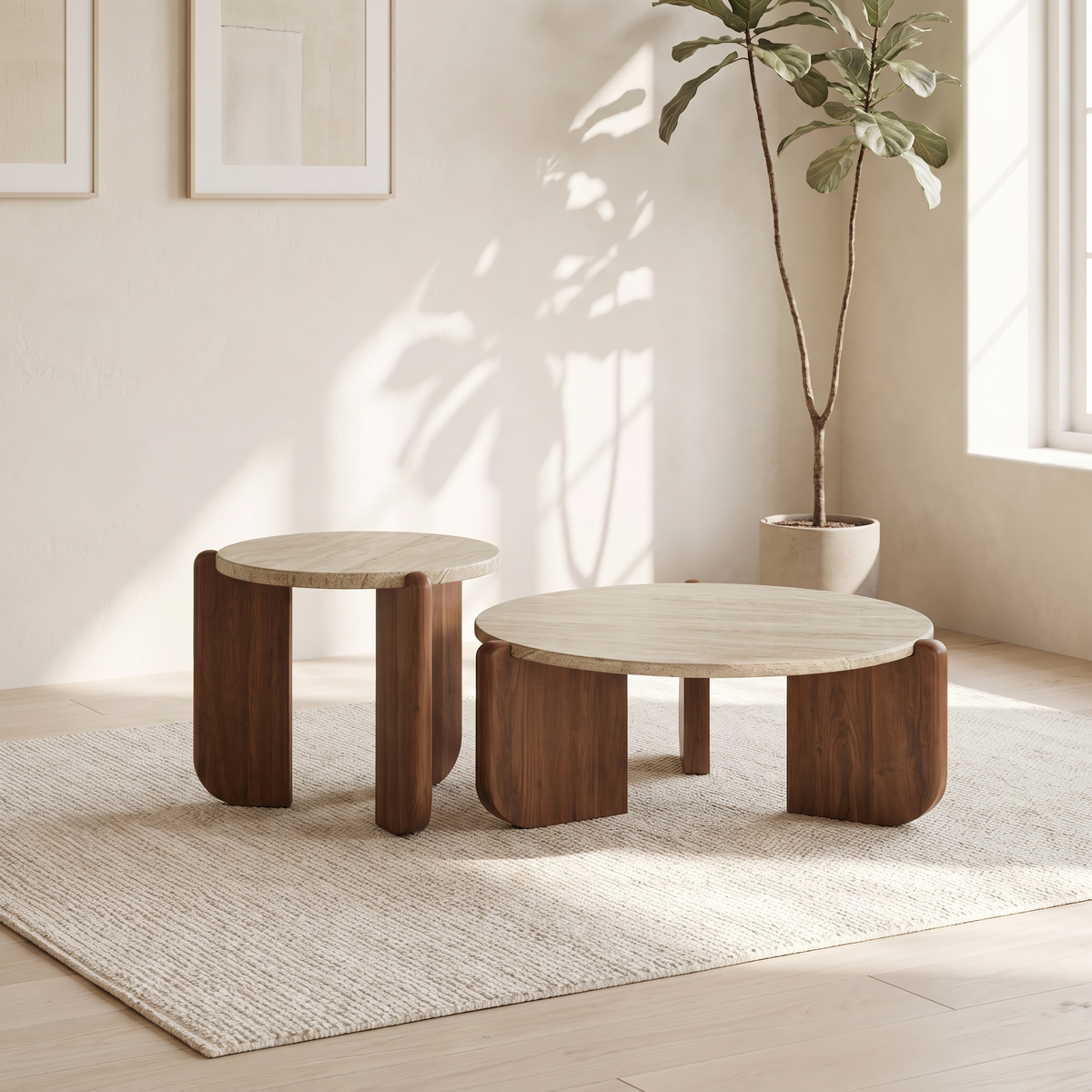 Duet Nesting Coffee Table - Valyou