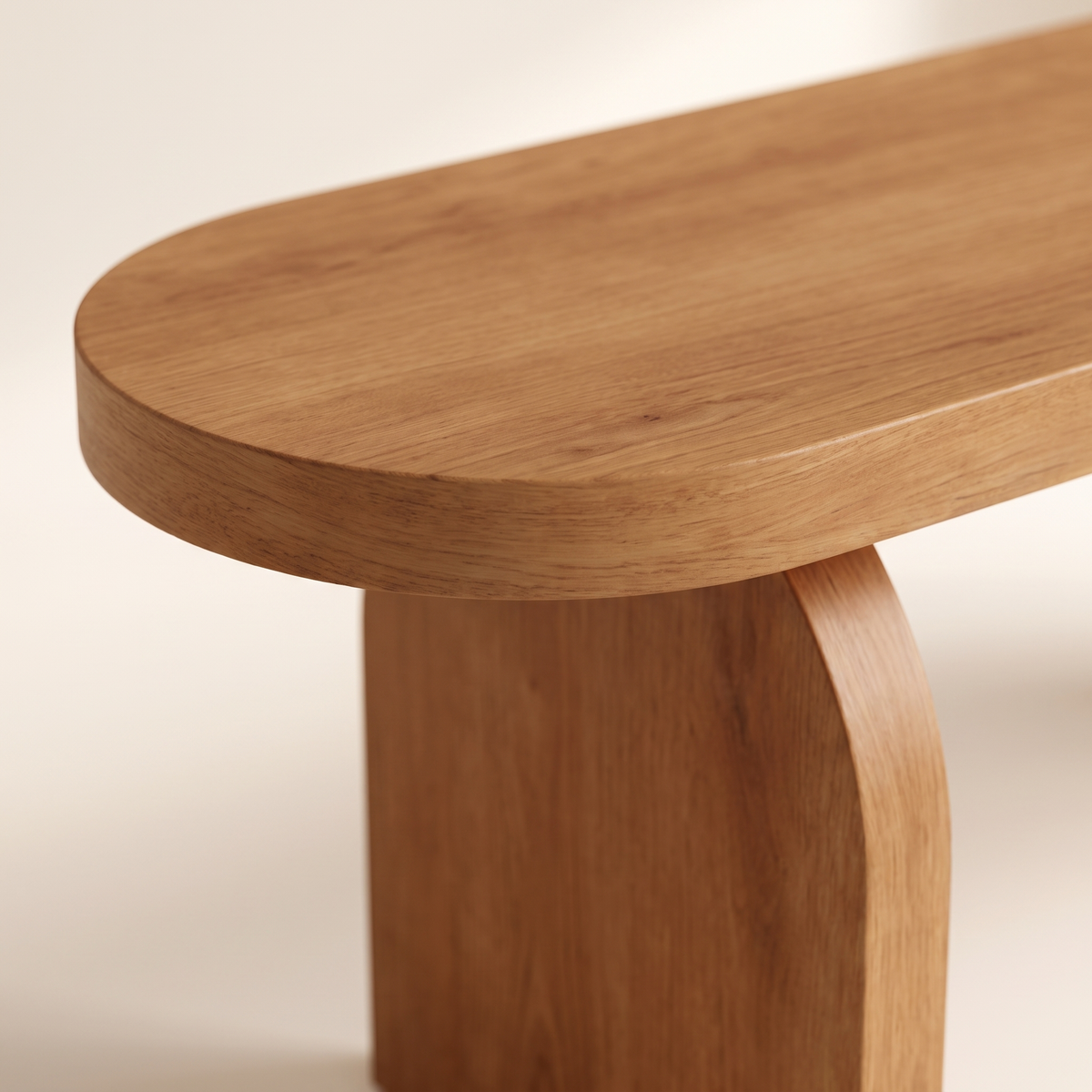 Kailua Dining Bench end detail - Valyou