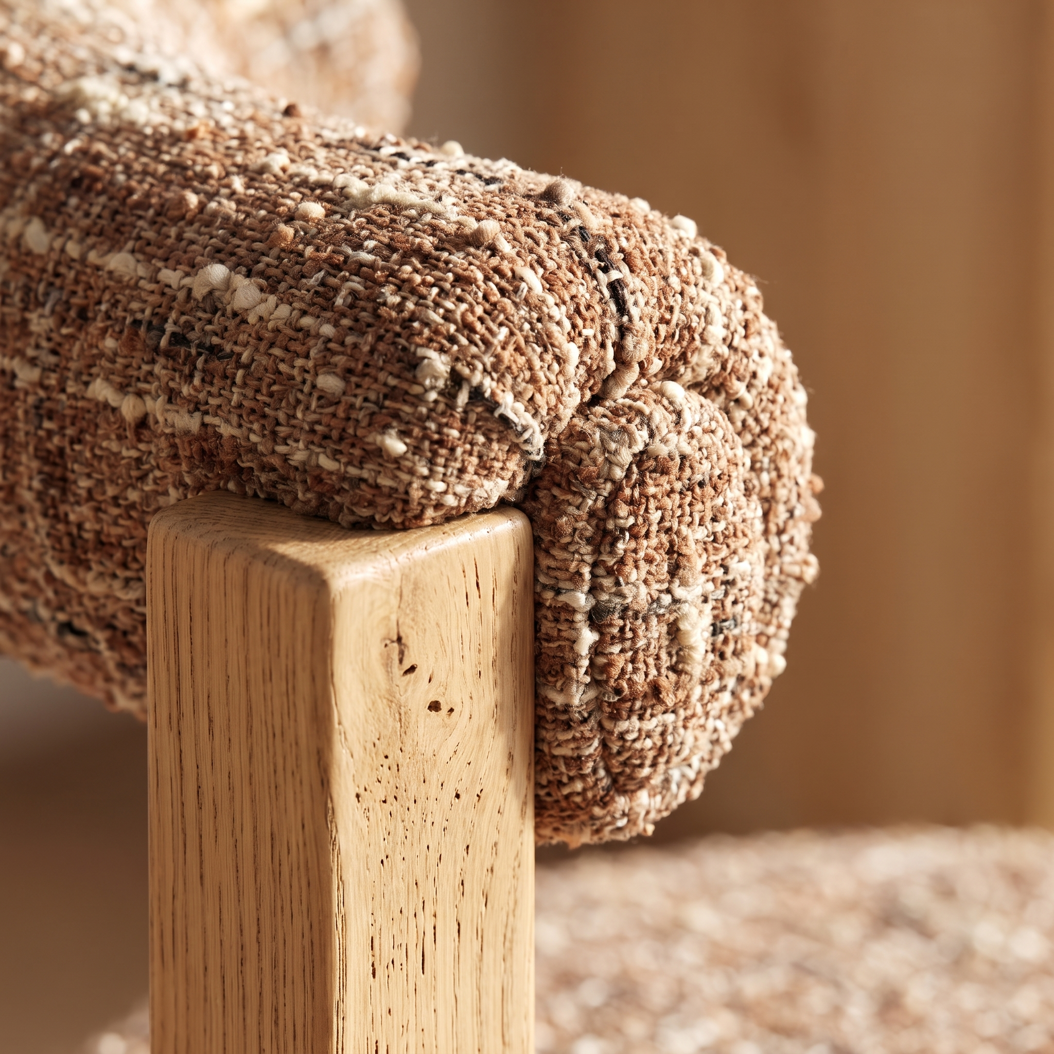 Pua Dining Chair bolster back detail - Valyou