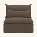 Kahala Armless — Brown — front view